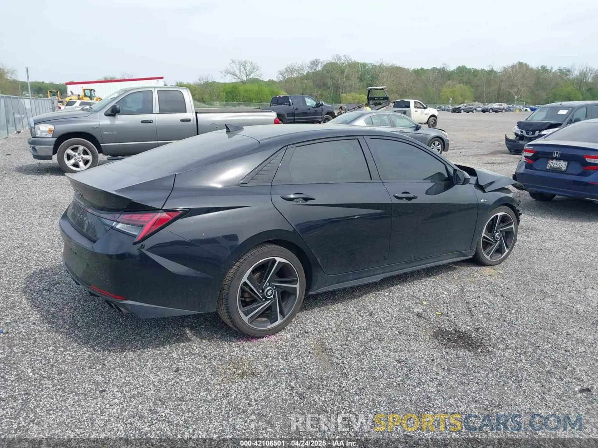 4 fotografías del automóvil dañado KMHLR4AF1MU148293 HYUNDAI ELANTRA 2021