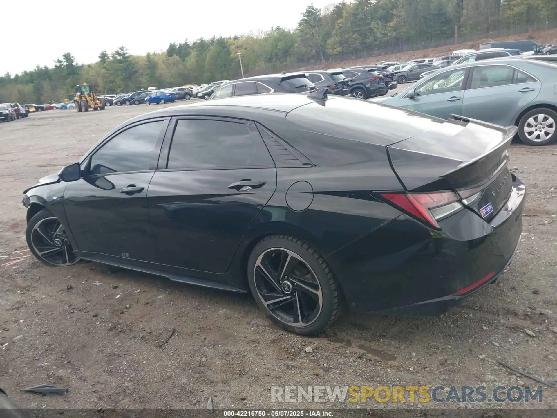14 fotografías del automóvil dañado KMHLR4AF1MU190365 HYUNDAI ELANTRA 2021