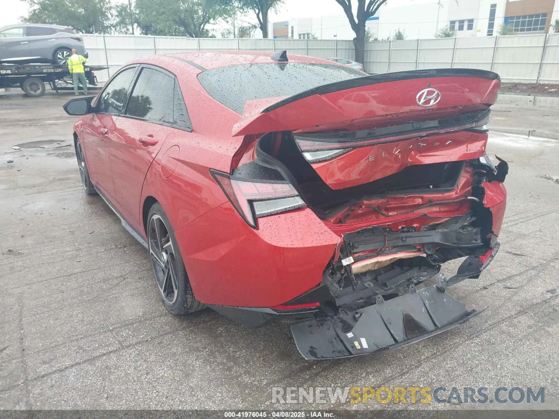 3 fotografías del automóvil dañado KMHLR4AF2MU187992 HYUNDAI ELANTRA 2021
