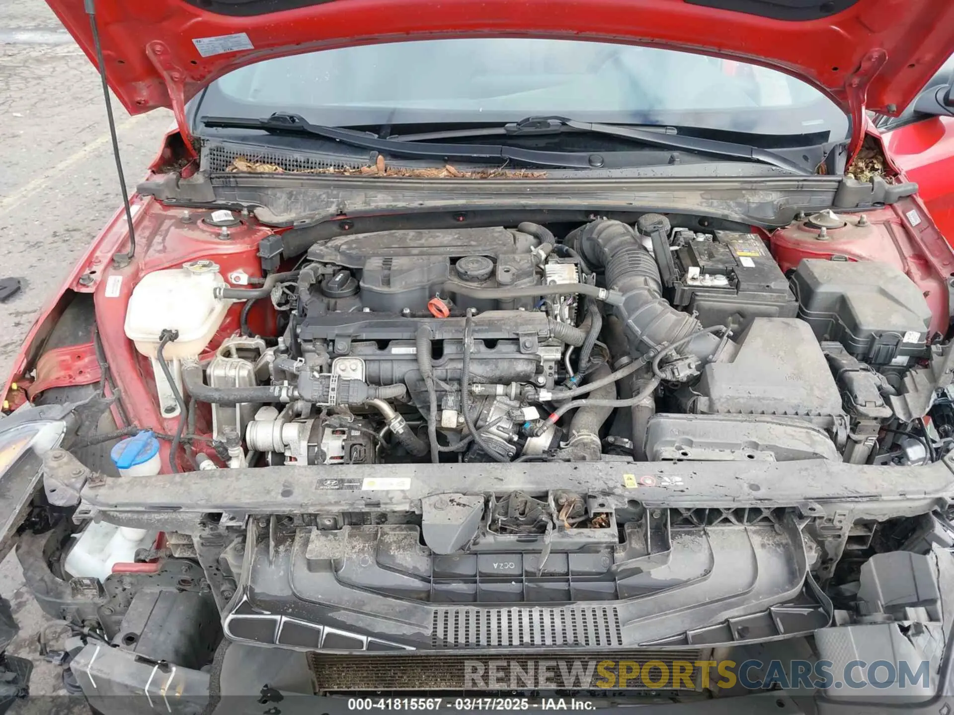 10 fotografías del automóvil dañado KMHLR4AF5MU181801 HYUNDAI ELANTRA 2021