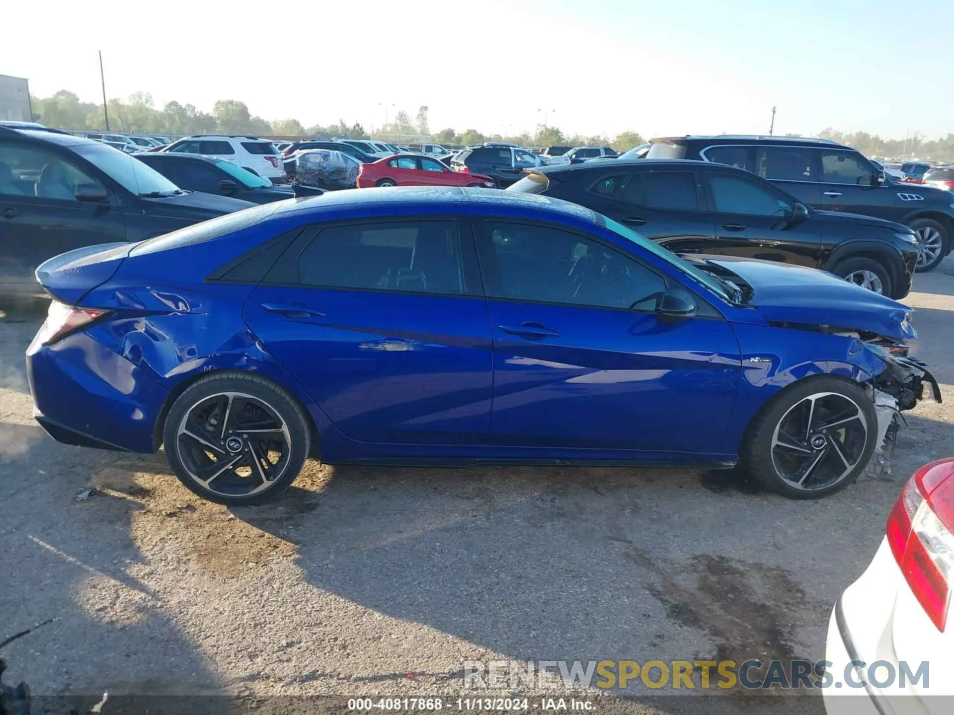 14 fotografías del automóvil dañado KMHLR4AF7MU188426 HYUNDAI ELANTRA 2021