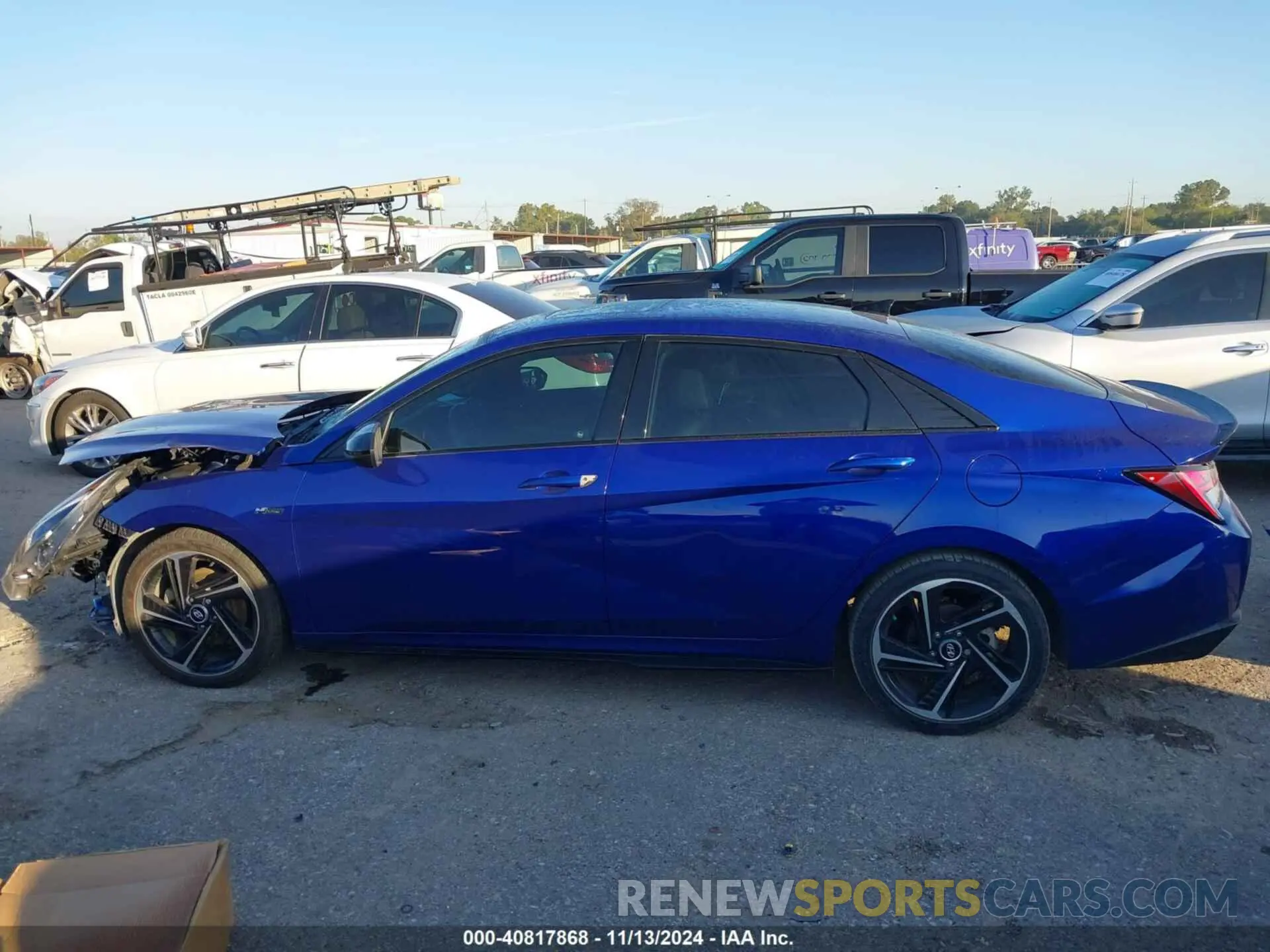 15 fotografías del automóvil dañado KMHLR4AF7MU188426 HYUNDAI ELANTRA 2021
