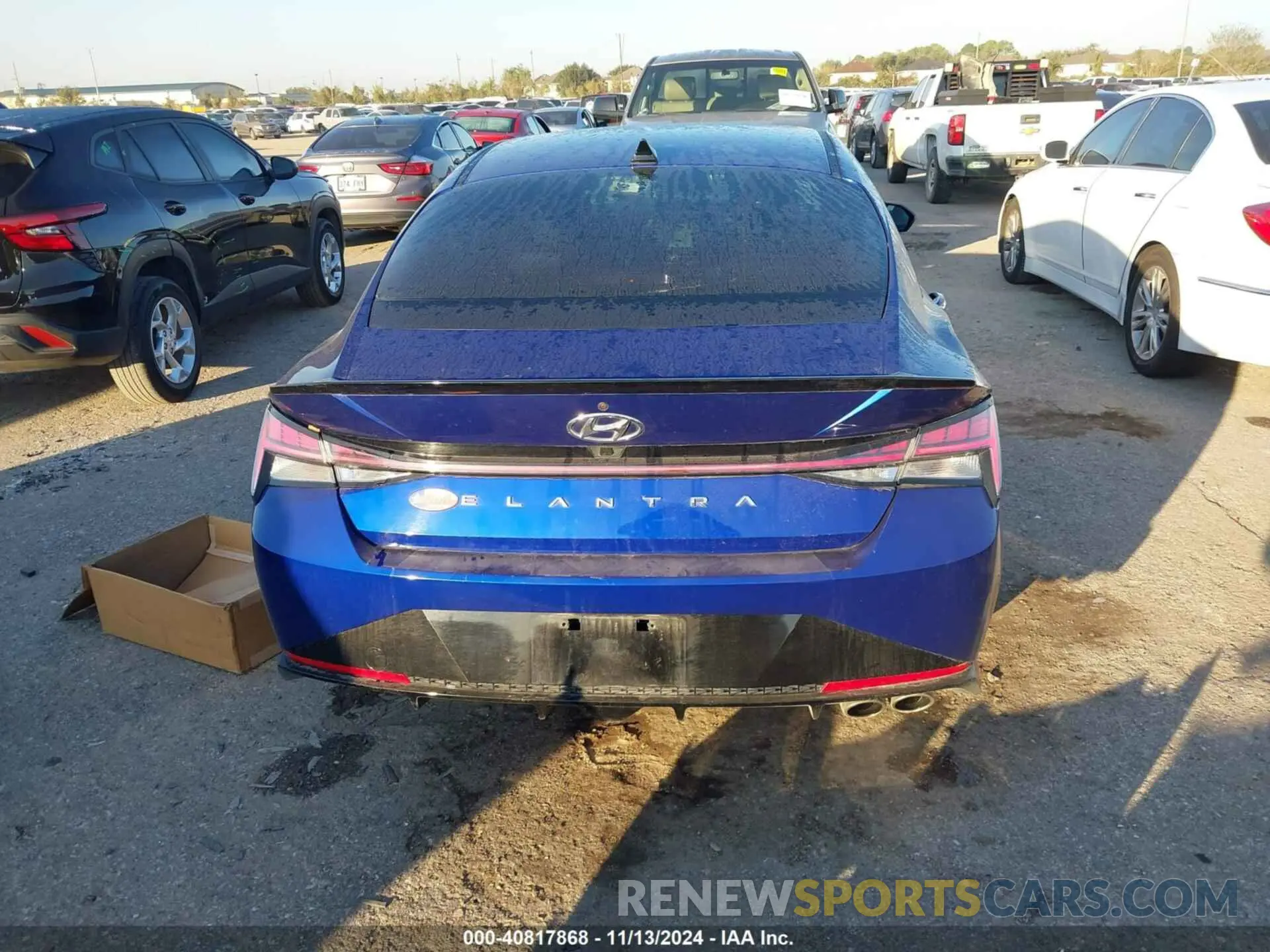 17 fotografías del automóvil dañado KMHLR4AF7MU188426 HYUNDAI ELANTRA 2021