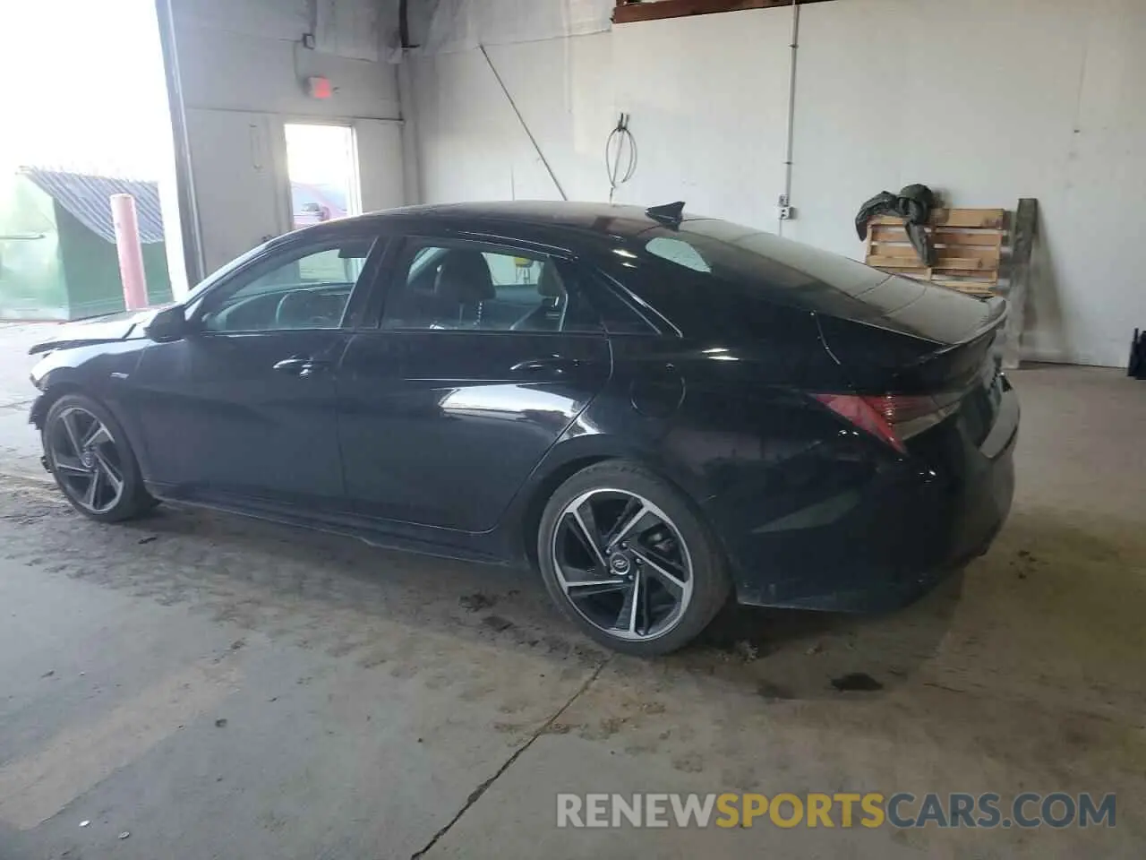 2 fotografías del automóvil dañado KMHLR4AF8MU155581 HYUNDAI ELANTRA 2021