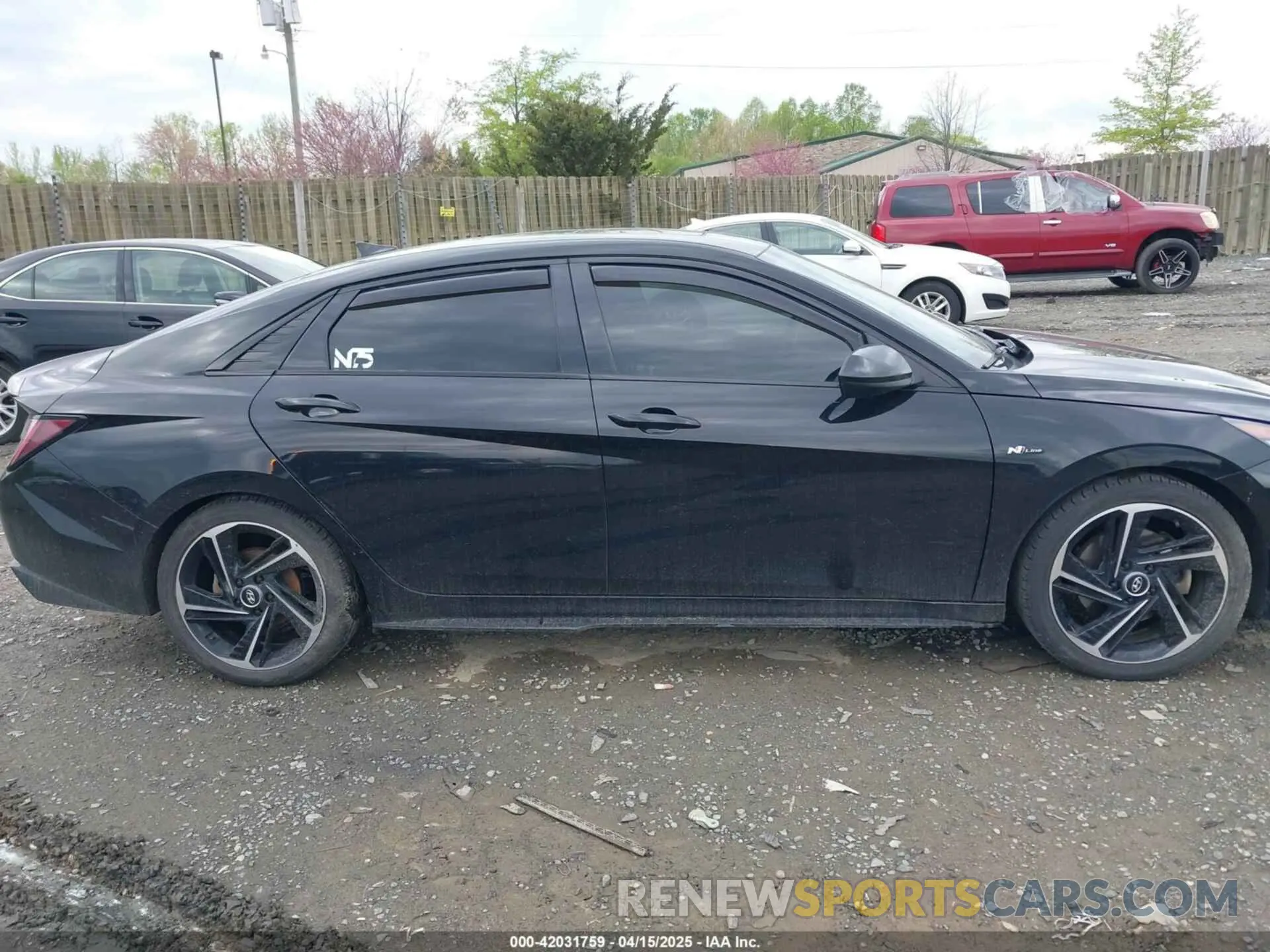 13 fotografías del automóvil dañado KMHLR4AF9MU173555 HYUNDAI ELANTRA 2021