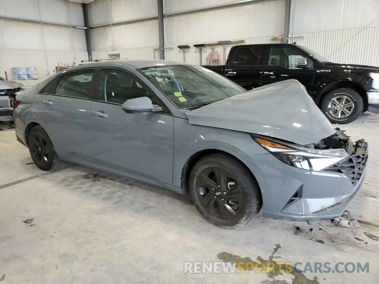 4 fotografías del automóvil dañado KMHLS4AG0MU126900 HYUNDAI ELANTRA 2021