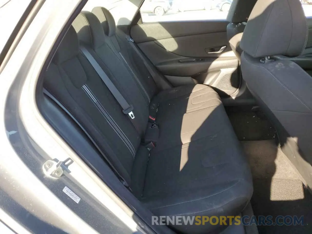 10 fotografías del automóvil dañado KMHLS4AG2MU212273 HYUNDAI ELANTRA 2021
