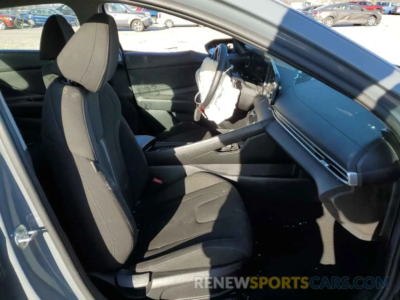 7 fotografías del automóvil dañado KMHLS4AG2MU212273 HYUNDAI ELANTRA 2021