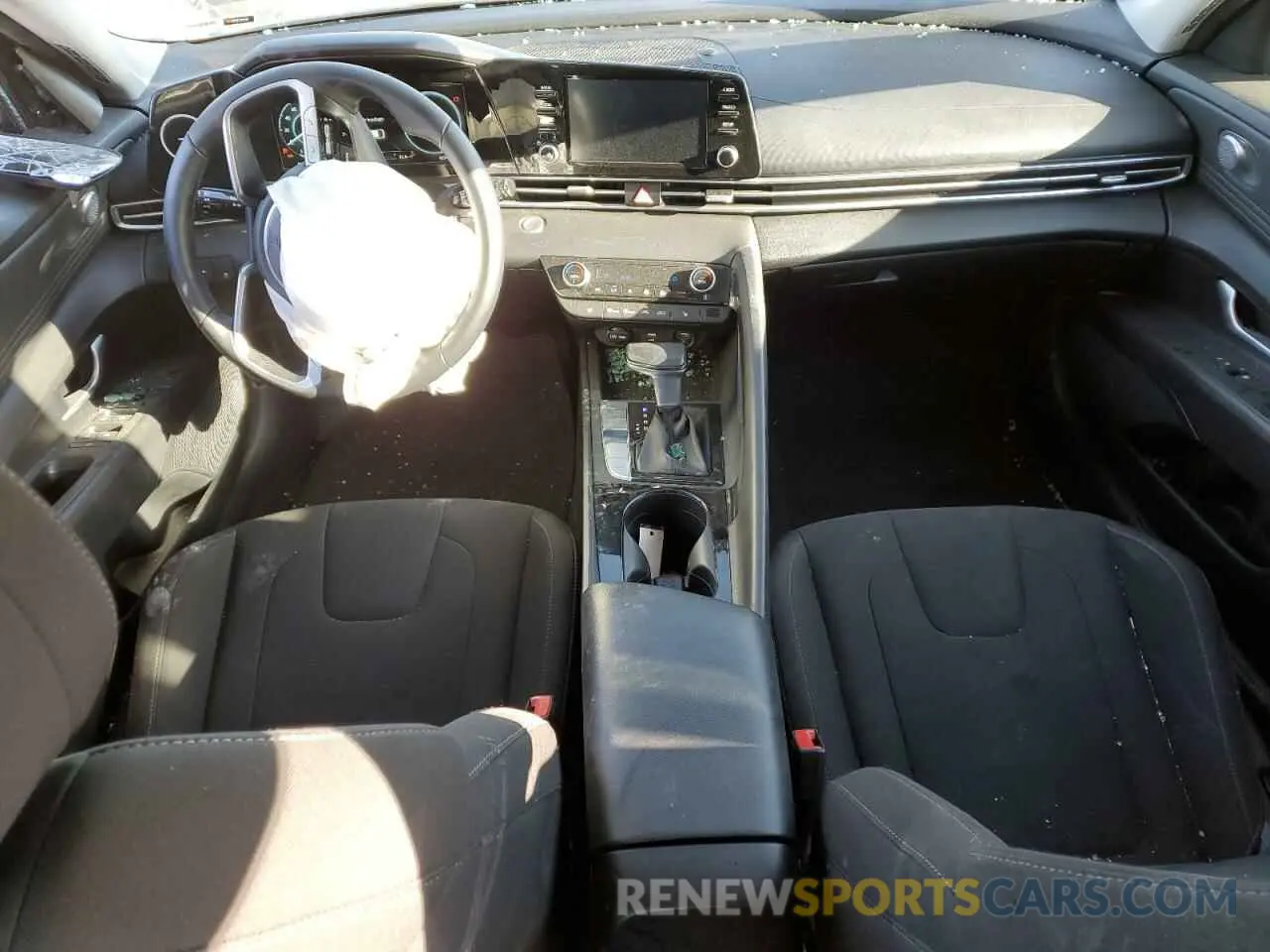 8 fotografías del automóvil dañado KMHLS4AG2MU212273 HYUNDAI ELANTRA 2021