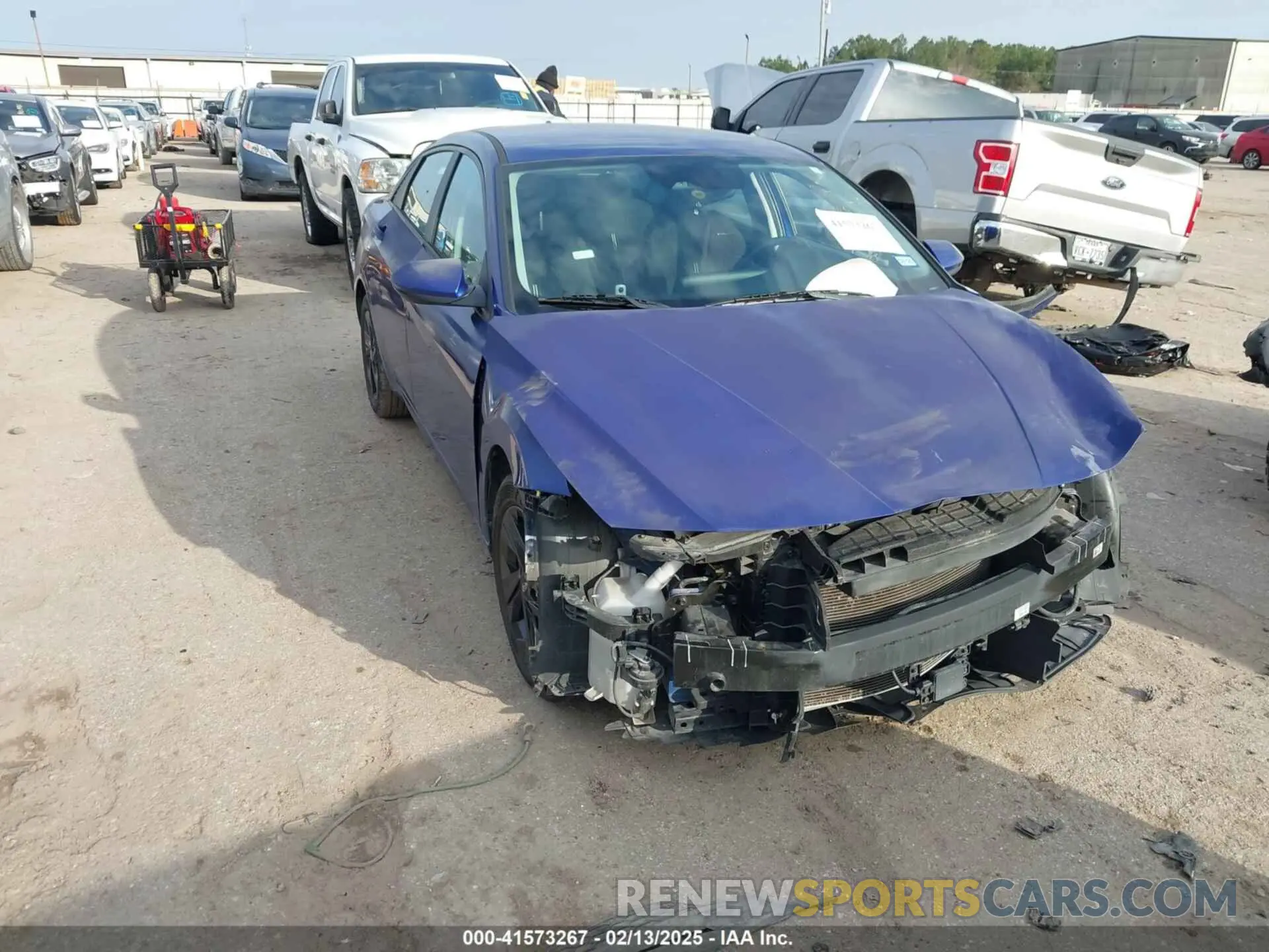 1 fotografías del automóvil dañado KMHLS4AG4MU064241 HYUNDAI ELANTRA 2021
