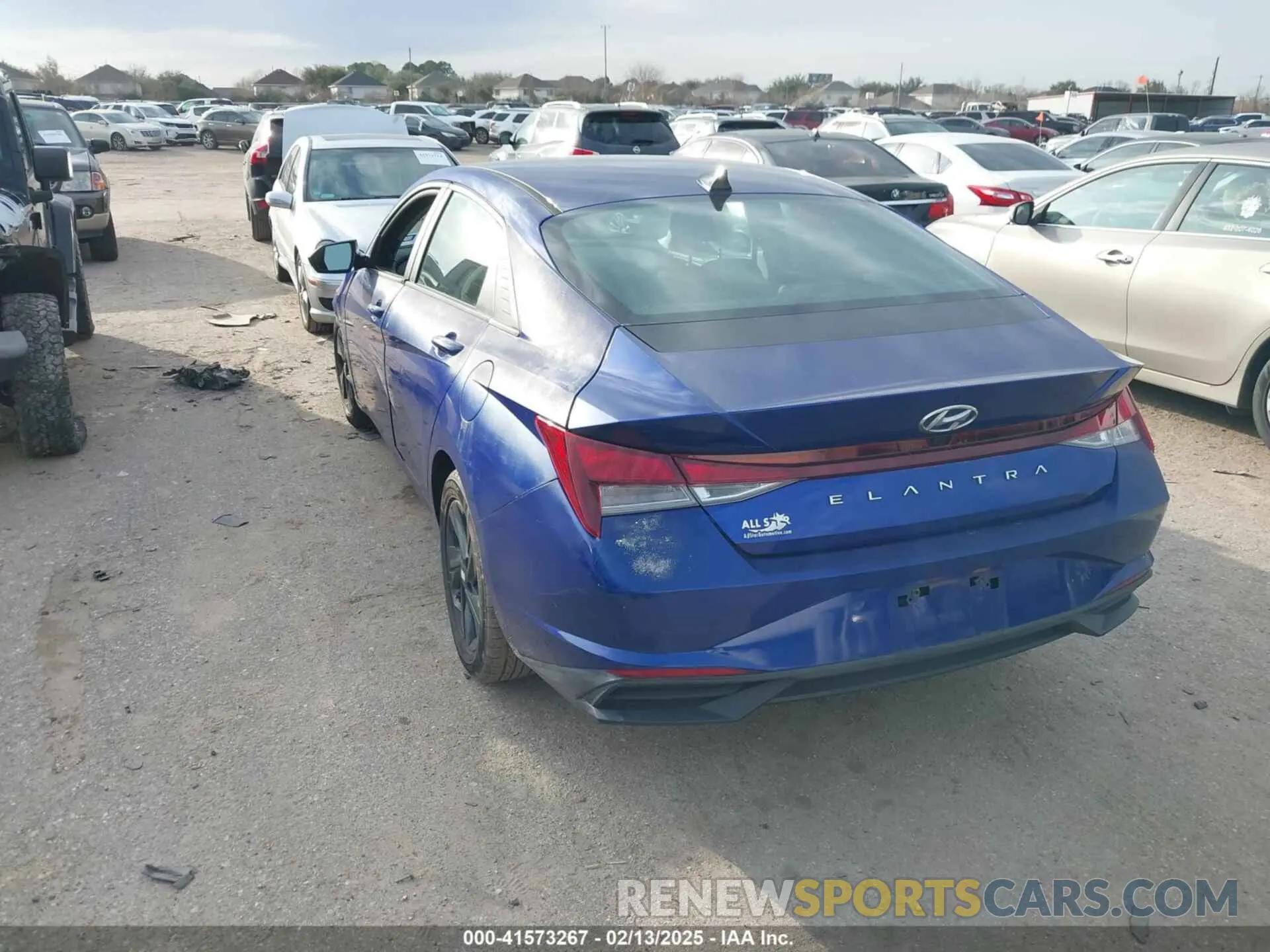 3 fotografías del automóvil dañado KMHLS4AG4MU064241 HYUNDAI ELANTRA 2021