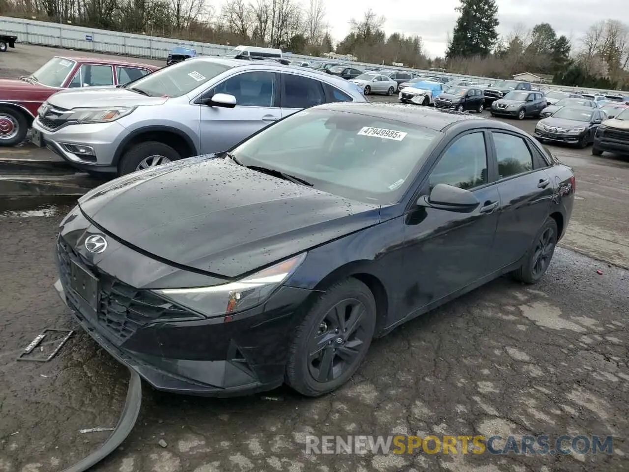 1 fotografías del automóvil dañado KMHLS4AG4MU065146 HYUNDAI ELANTRA 2021