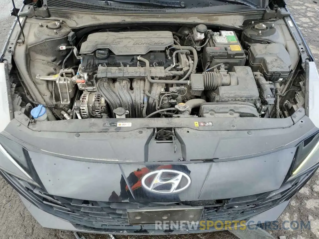 11 fotografías del automóvil dañado KMHLS4AG4MU065146 HYUNDAI ELANTRA 2021
