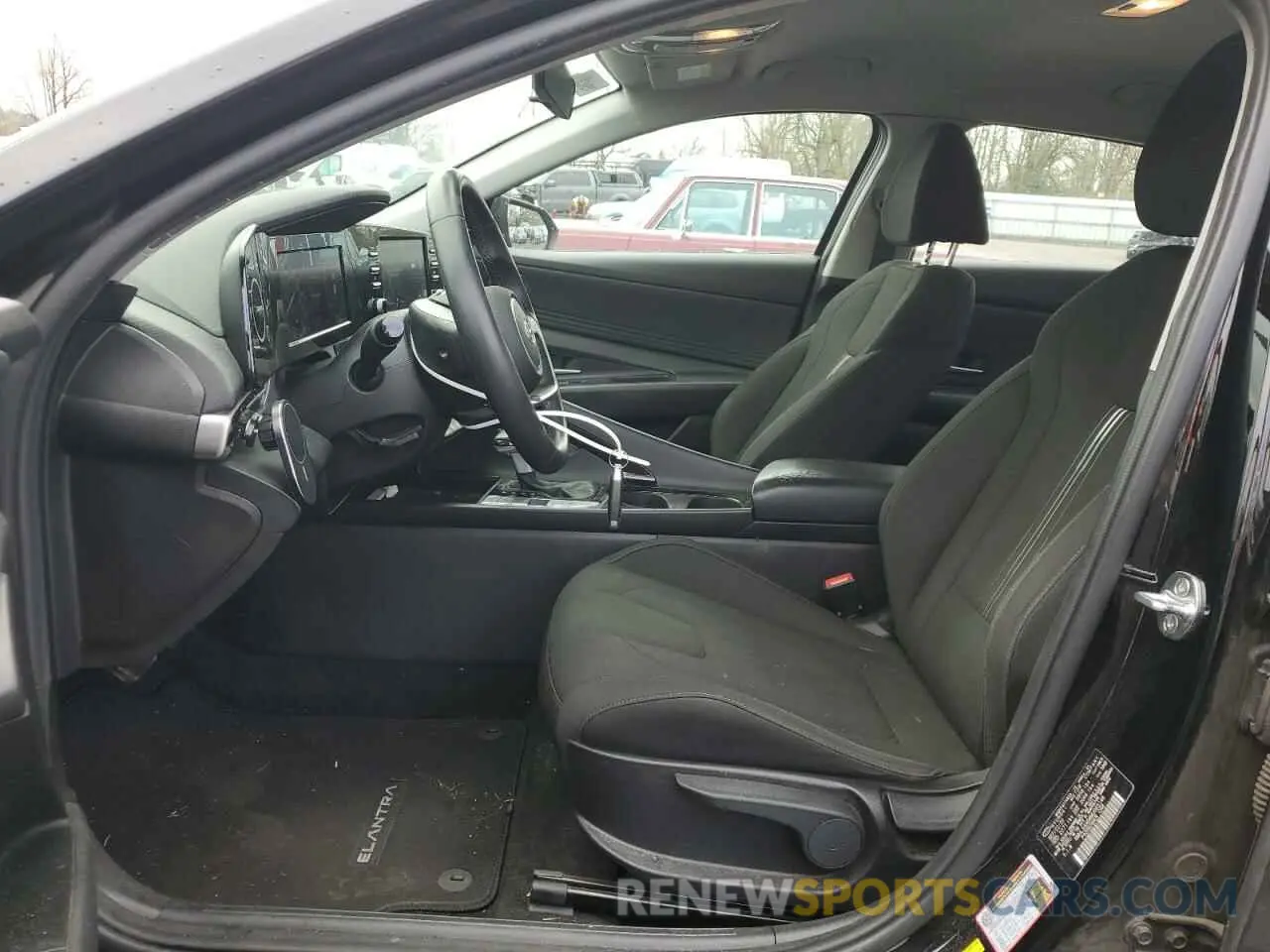 7 fotografías del automóvil dañado KMHLS4AG4MU065146 HYUNDAI ELANTRA 2021