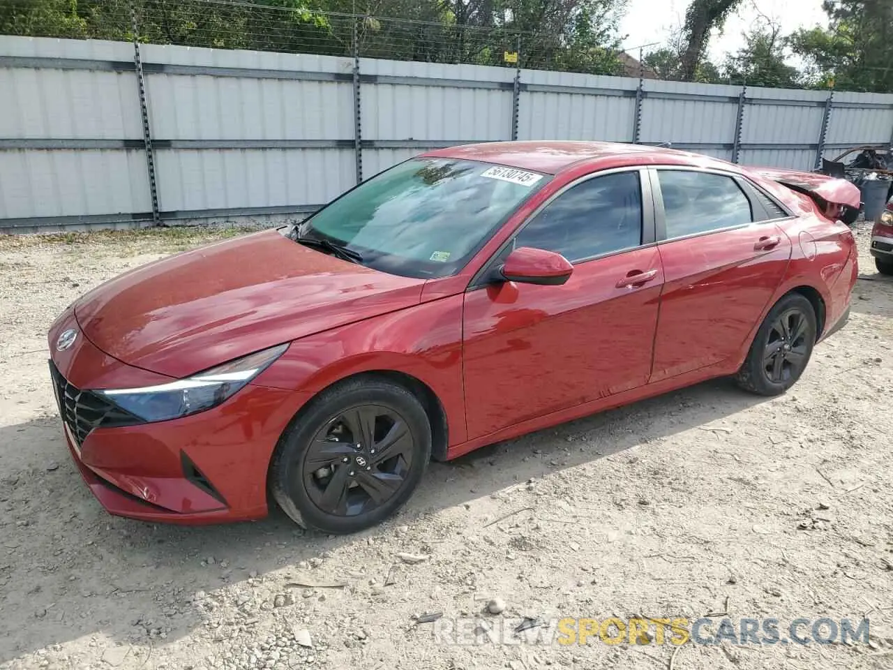 1 fotografías del automóvil dañado KMHLS4AG4MU121733 HYUNDAI ELANTRA 2021