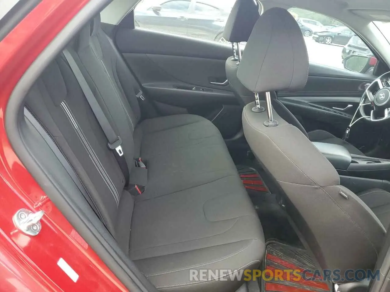 10 fotografías del automóvil dañado KMHLS4AG4MU121733 HYUNDAI ELANTRA 2021