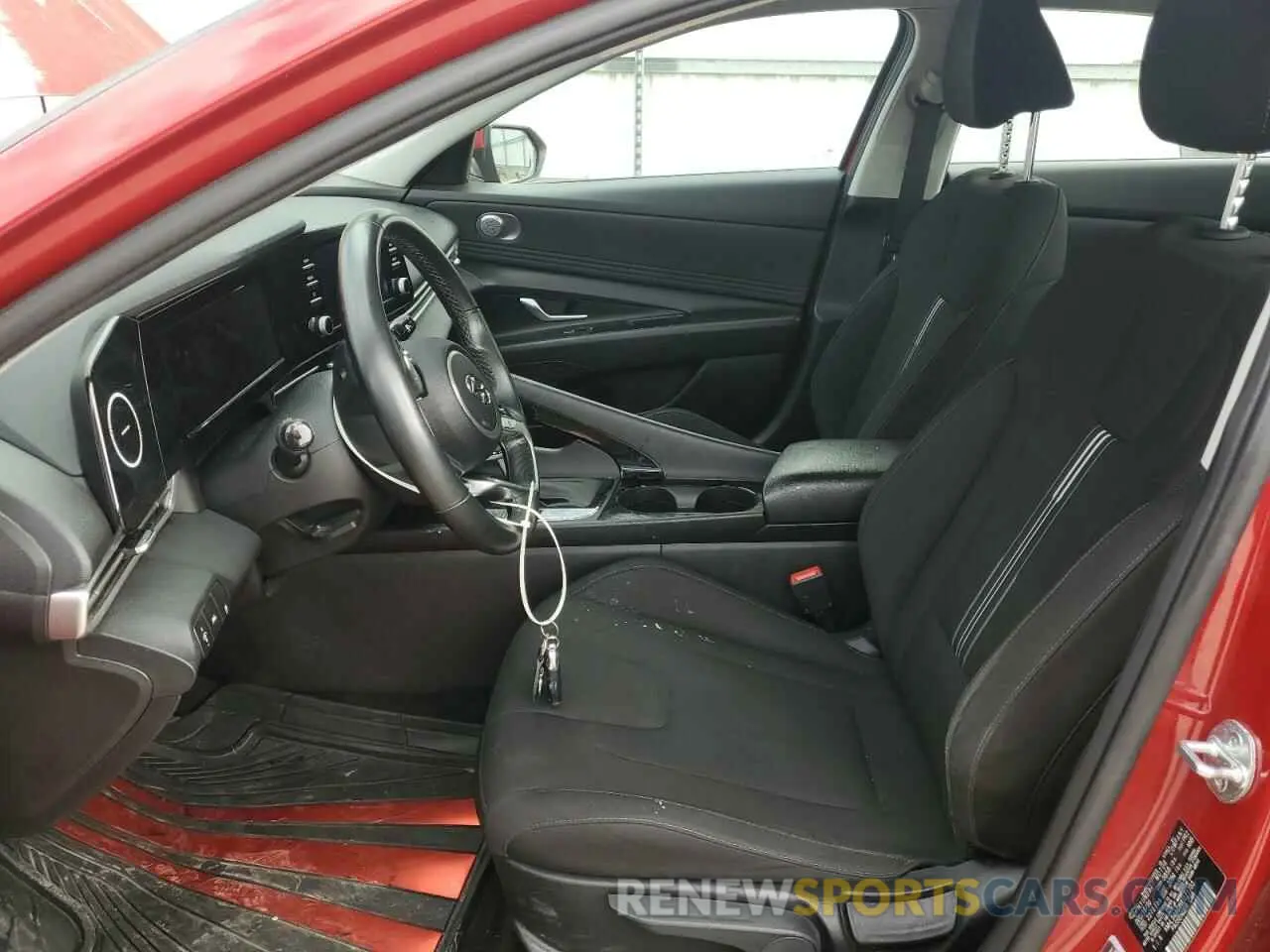 7 fotografías del automóvil dañado KMHLS4AG4MU121733 HYUNDAI ELANTRA 2021