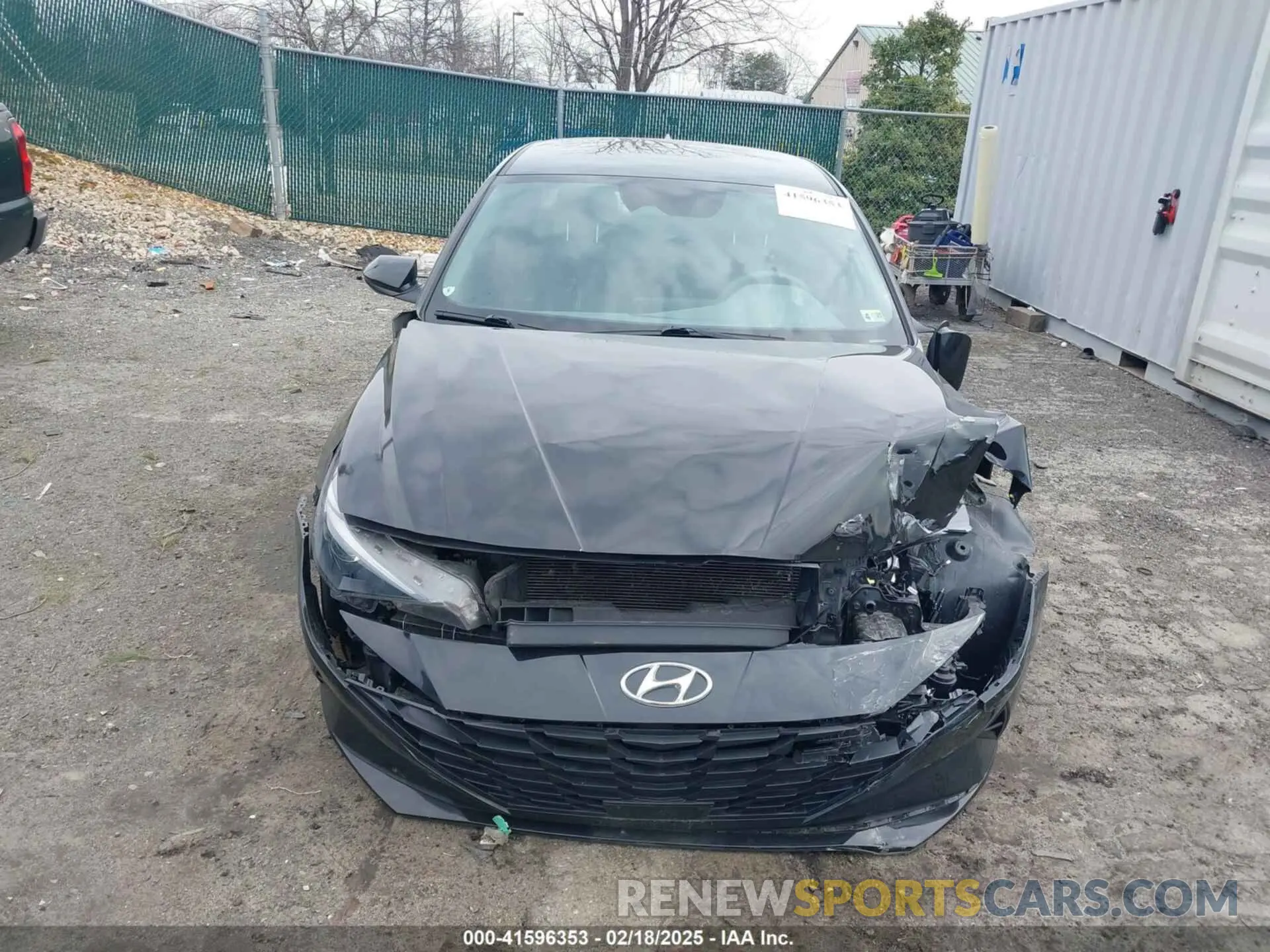 12 fotografías del automóvil dañado KMHLS4AG5MU108733 HYUNDAI ELANTRA 2021
