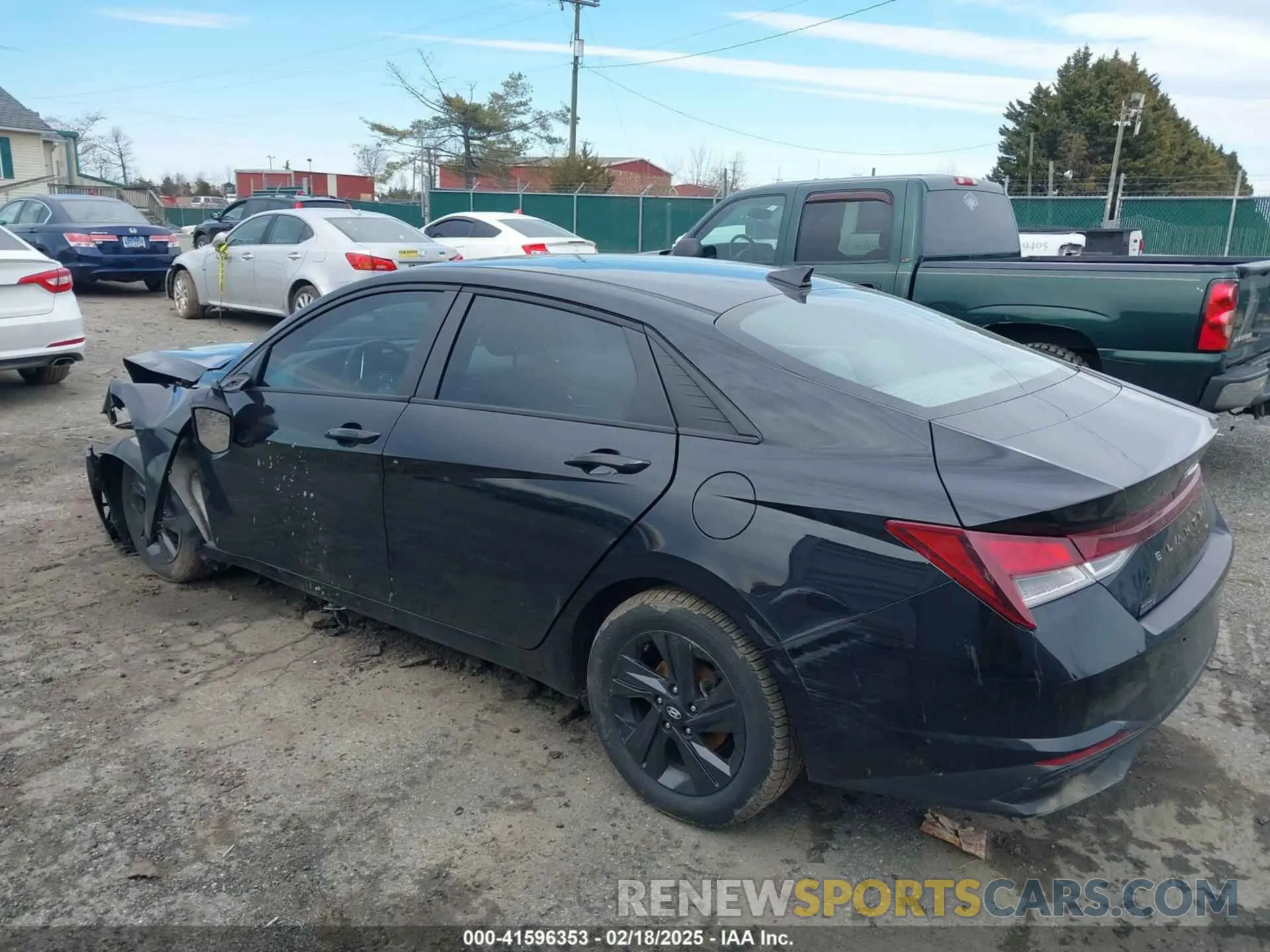 3 fotografías del automóvil dañado KMHLS4AG5MU108733 HYUNDAI ELANTRA 2021