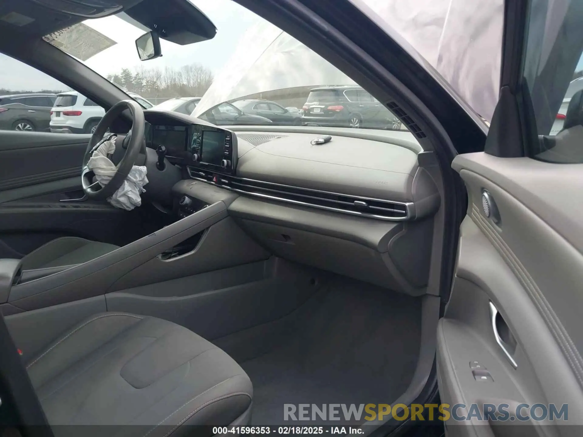 5 fotografías del automóvil dañado KMHLS4AG5MU108733 HYUNDAI ELANTRA 2021