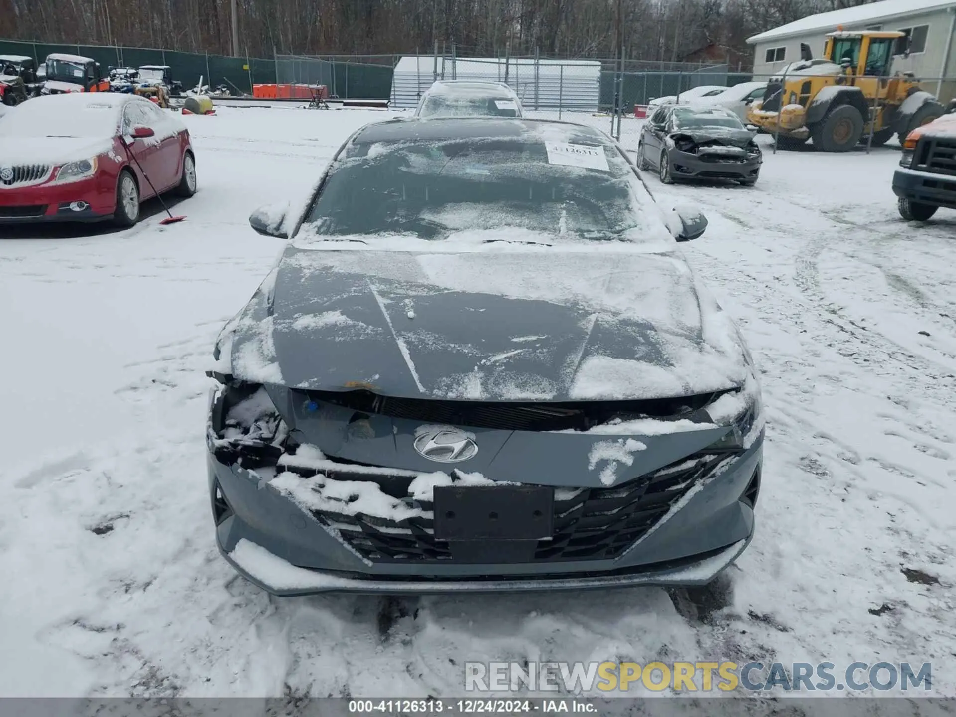 12 fotografías del automóvil dañado KMHLS4AG5MU117075 HYUNDAI ELANTRA 2021