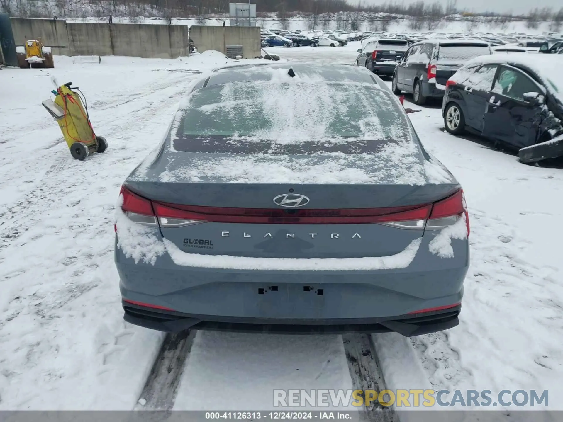 16 fotografías del automóvil dañado KMHLS4AG5MU117075 HYUNDAI ELANTRA 2021