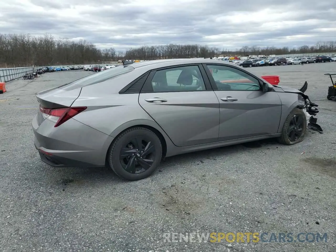 3 fotografías del automóvil dañado KMHLS4AG6MU067402 HYUNDAI ELANTRA 2021