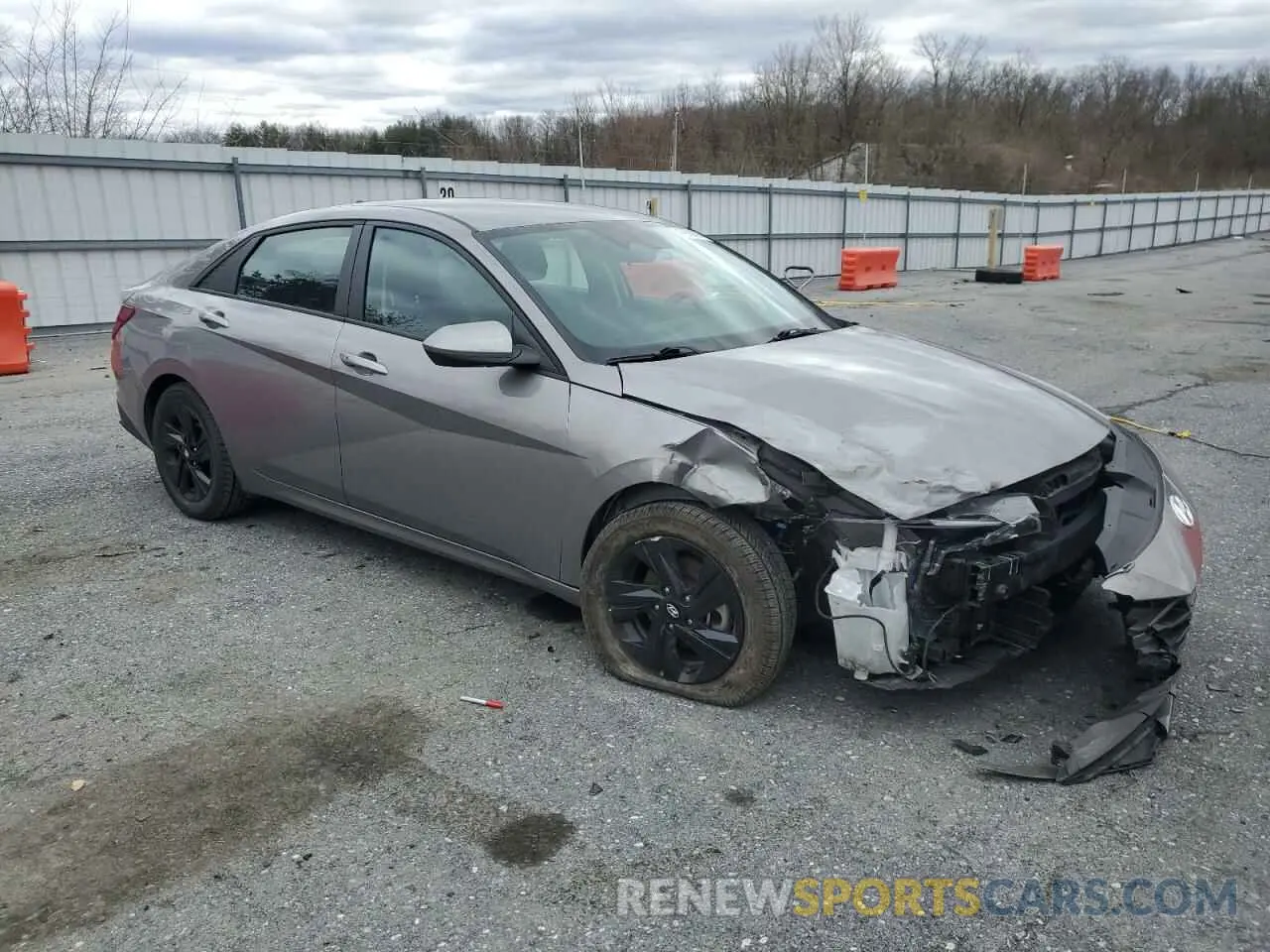4 fotografías del automóvil dañado KMHLS4AG6MU067402 HYUNDAI ELANTRA 2021