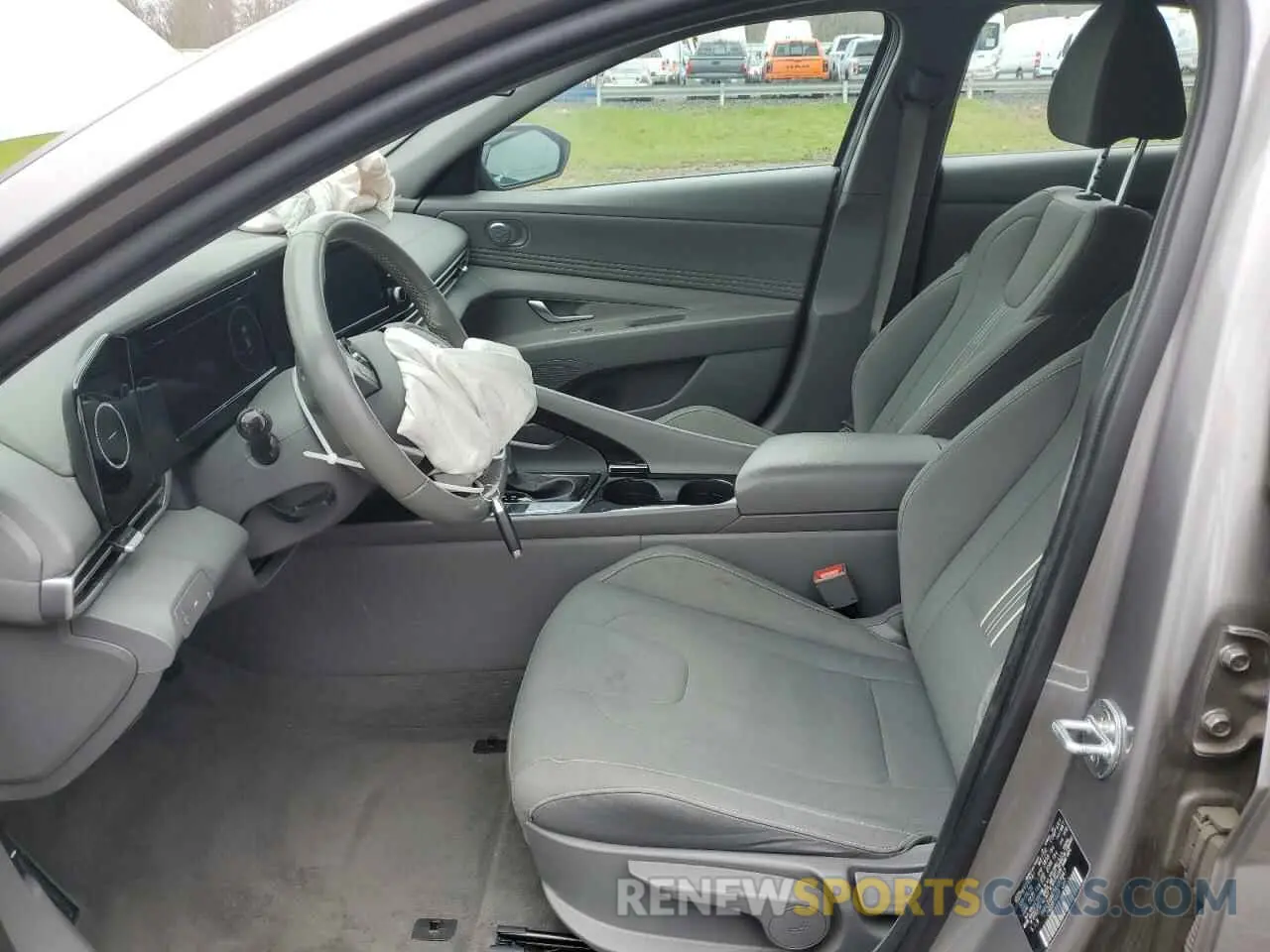 7 fotografías del automóvil dañado KMHLS4AG7MU064847 HYUNDAI ELANTRA 2021