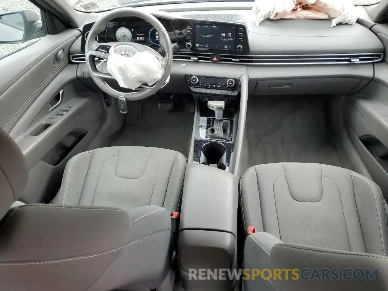 8 fotografías del automóvil dañado KMHLS4AG7MU064847 HYUNDAI ELANTRA 2021