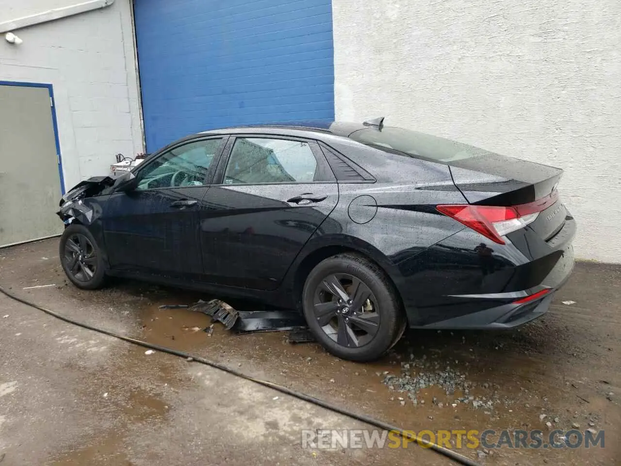 2 fotografías del automóvil dañado KMHLS4AG7MU180260 HYUNDAI ELANTRA 2021