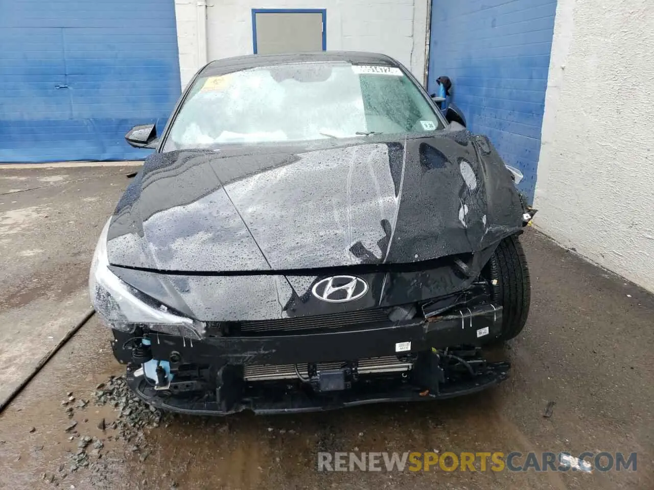 5 fotografías del automóvil dañado KMHLS4AG7MU180260 HYUNDAI ELANTRA 2021