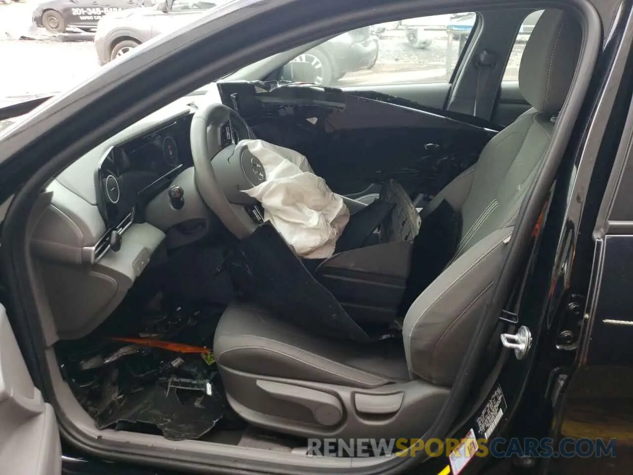 7 fotografías del automóvil dañado KMHLS4AG7MU180260 HYUNDAI ELANTRA 2021