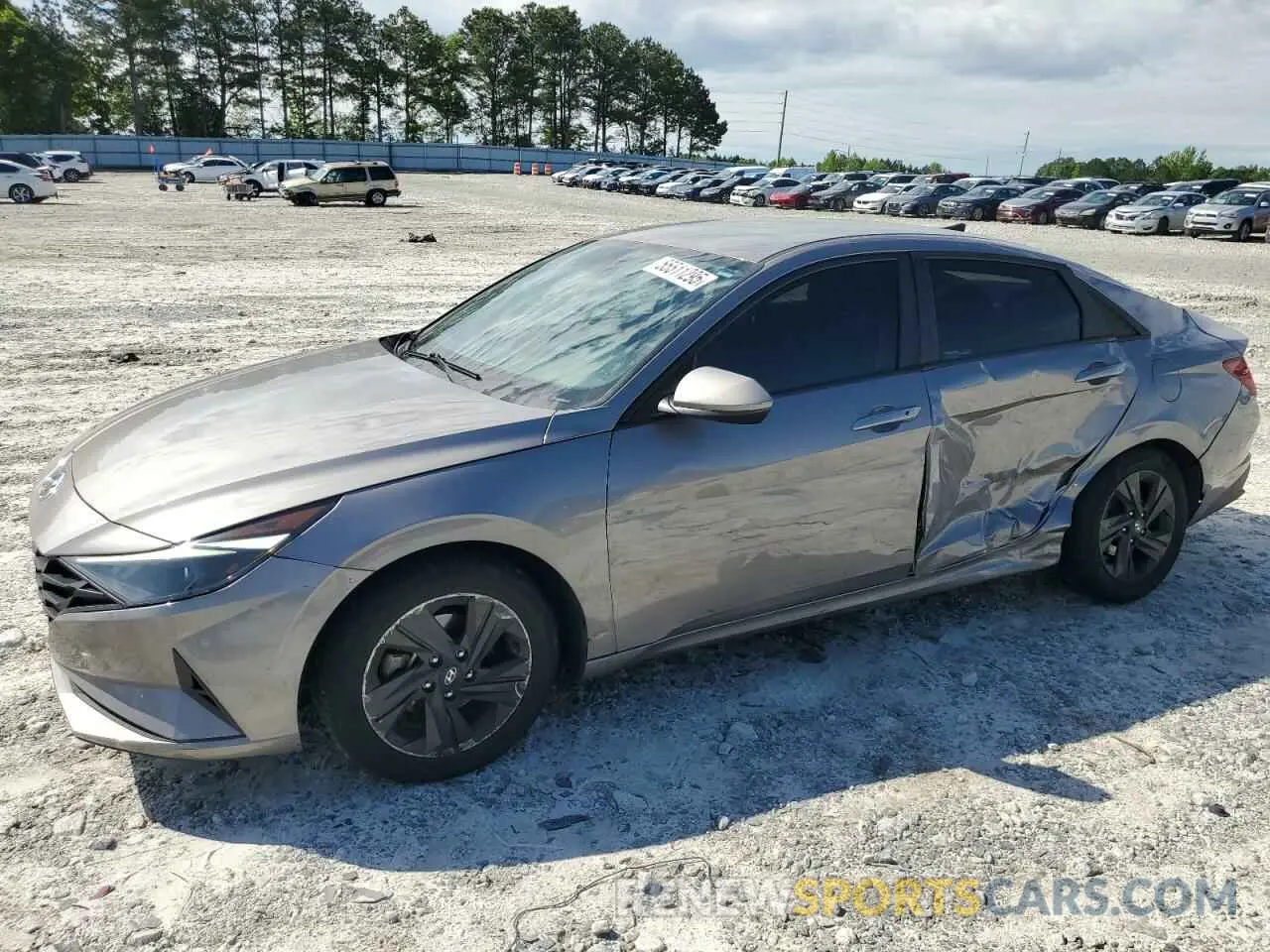 1 fotografías del automóvil dañado KMHLS4AG8MU192997 HYUNDAI ELANTRA 2021
