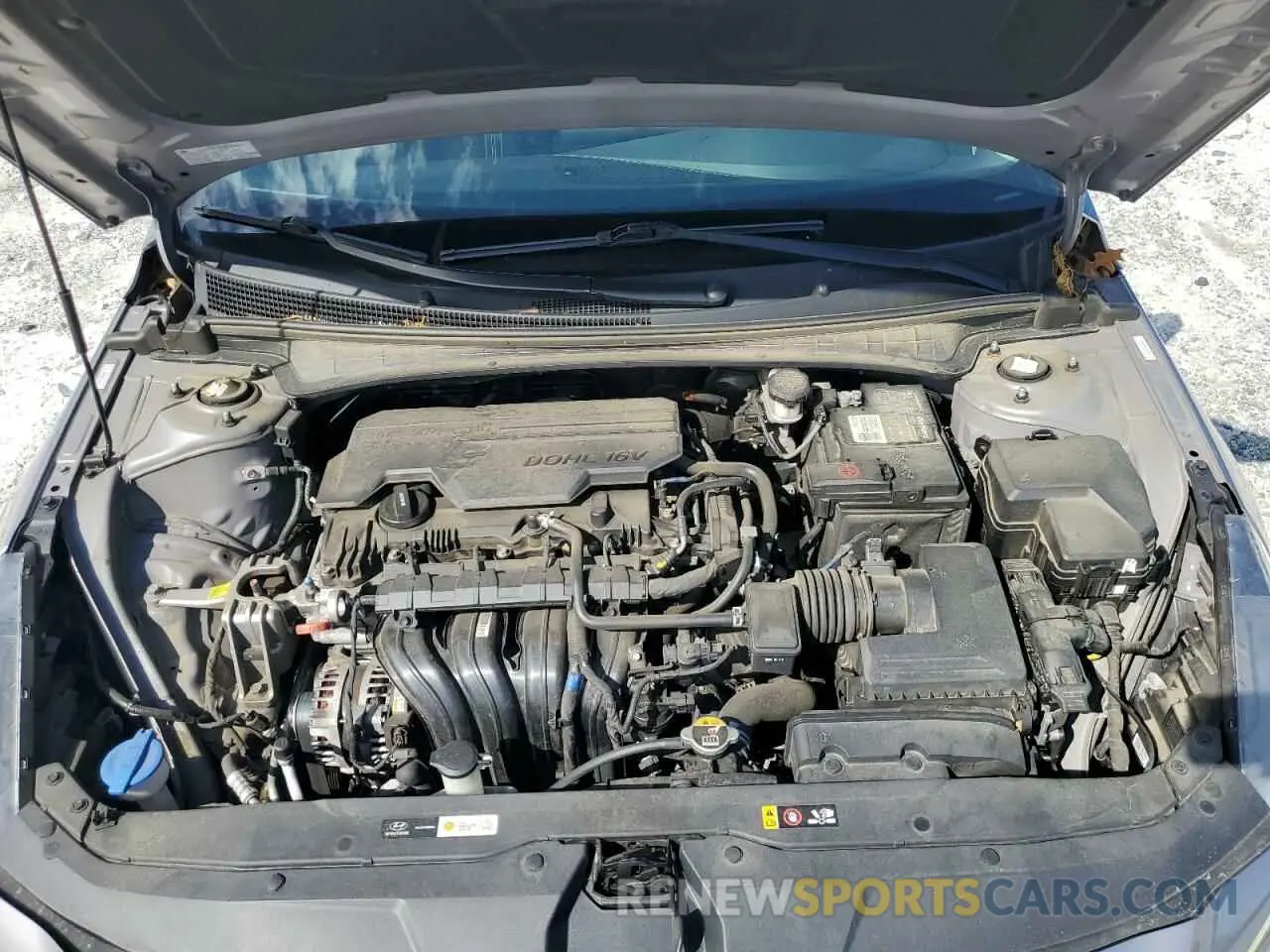 11 fotografías del automóvil dañado KMHLS4AG8MU192997 HYUNDAI ELANTRA 2021