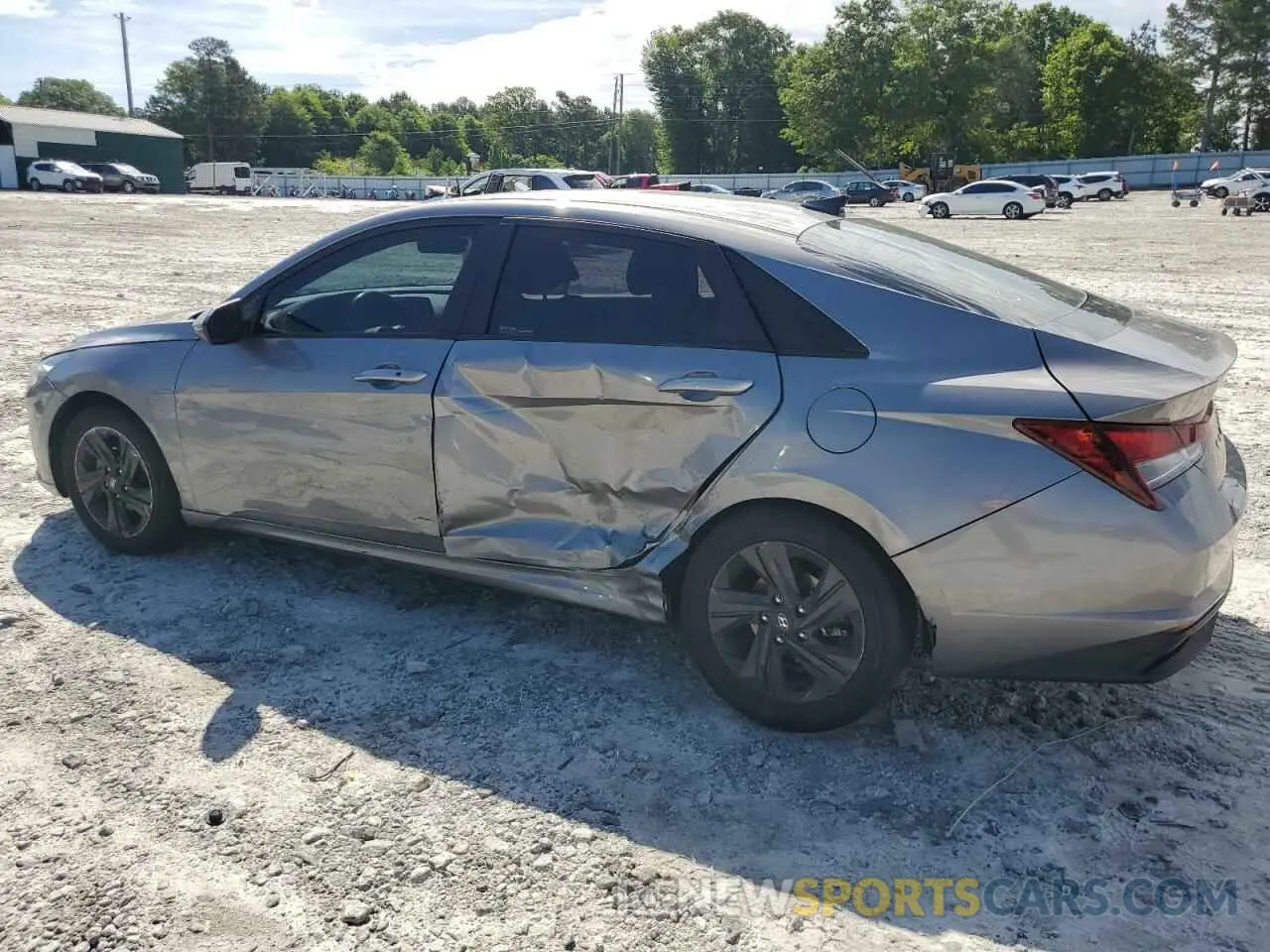 2 fotografías del automóvil dañado KMHLS4AG8MU192997 HYUNDAI ELANTRA 2021