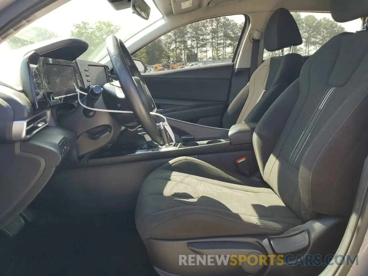 7 fotografías del automóvil dañado KMHLS4AG8MU192997 HYUNDAI ELANTRA 2021