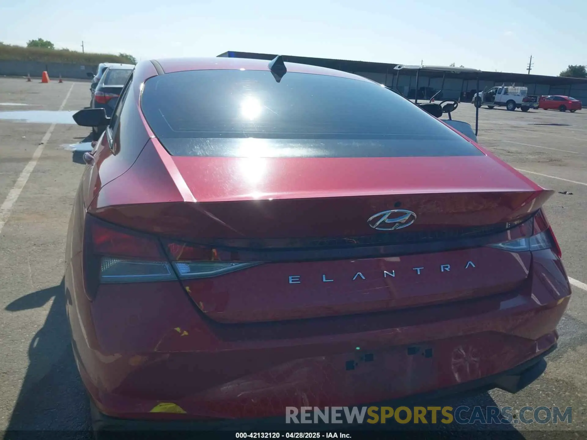 16 fotografías del automóvil dañado KMHLS4AG8MU195768 HYUNDAI ELANTRA 2021