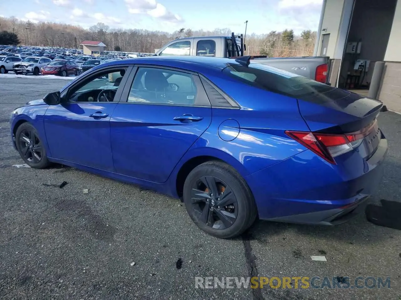 2 fotografías del automóvil dañado KMHLS4AG9MU060704 HYUNDAI ELANTRA 2021