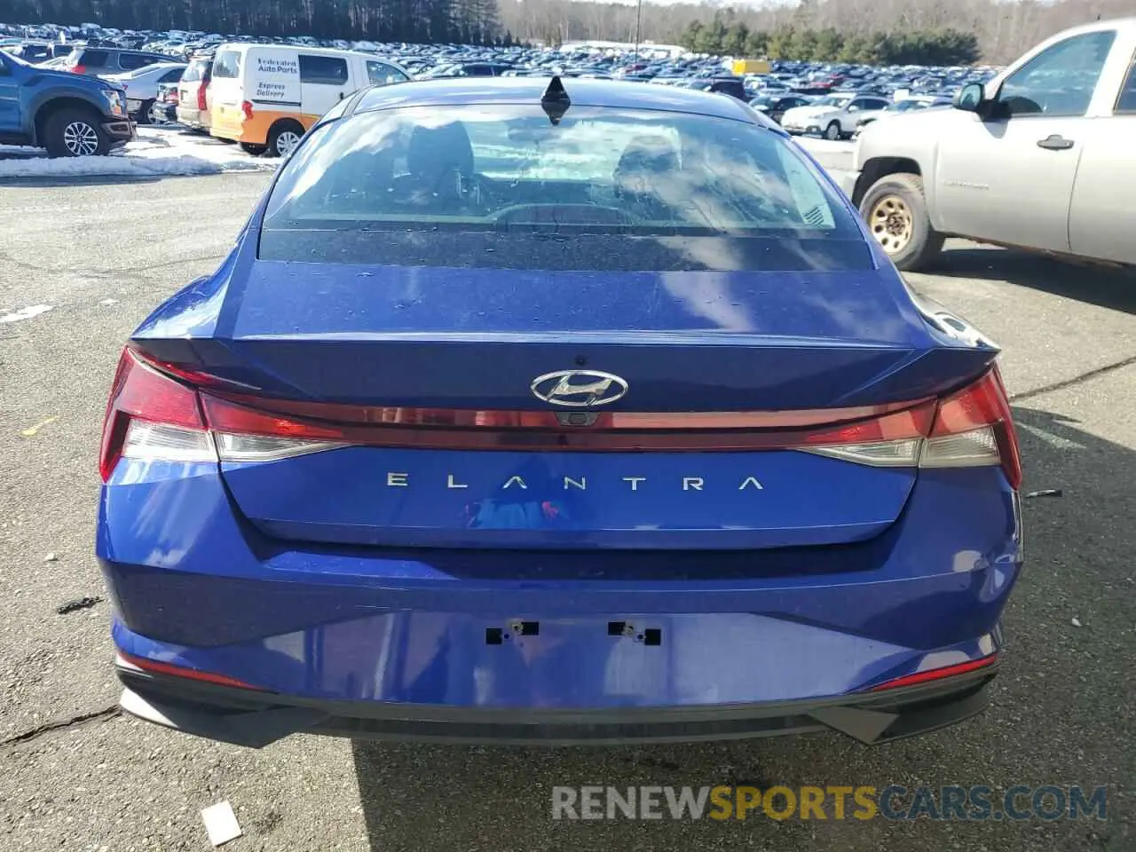 6 fotografías del automóvil dañado KMHLS4AG9MU060704 HYUNDAI ELANTRA 2021