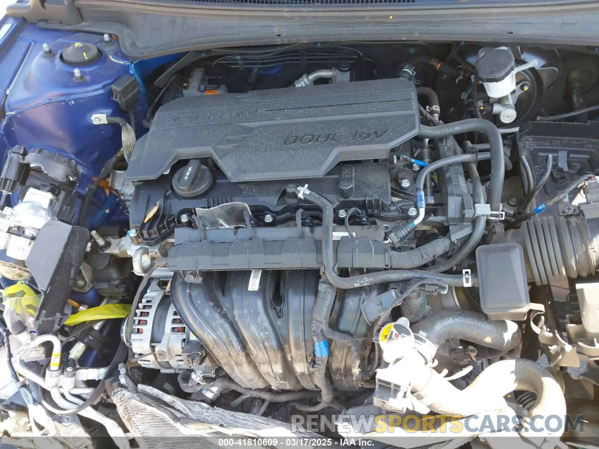 10 fotografías del automóvil dañado KMHLS4AG9MU066373 HYUNDAI ELANTRA 2021