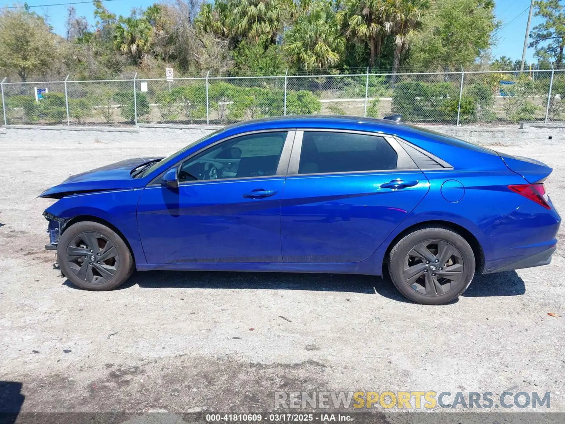 14 fotografías del automóvil dañado KMHLS4AG9MU066373 HYUNDAI ELANTRA 2021