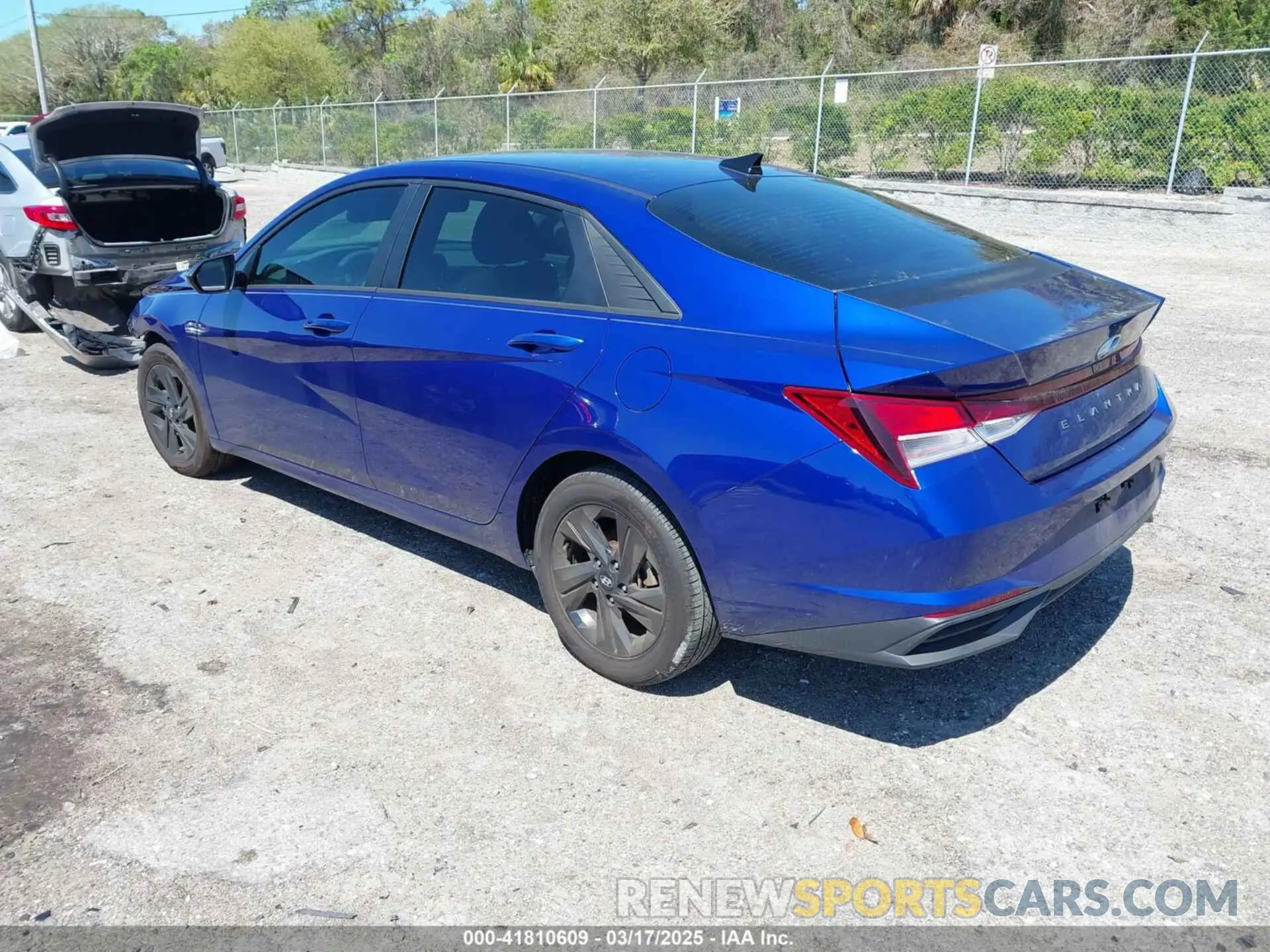 3 fotografías del automóvil dañado KMHLS4AG9MU066373 HYUNDAI ELANTRA 2021