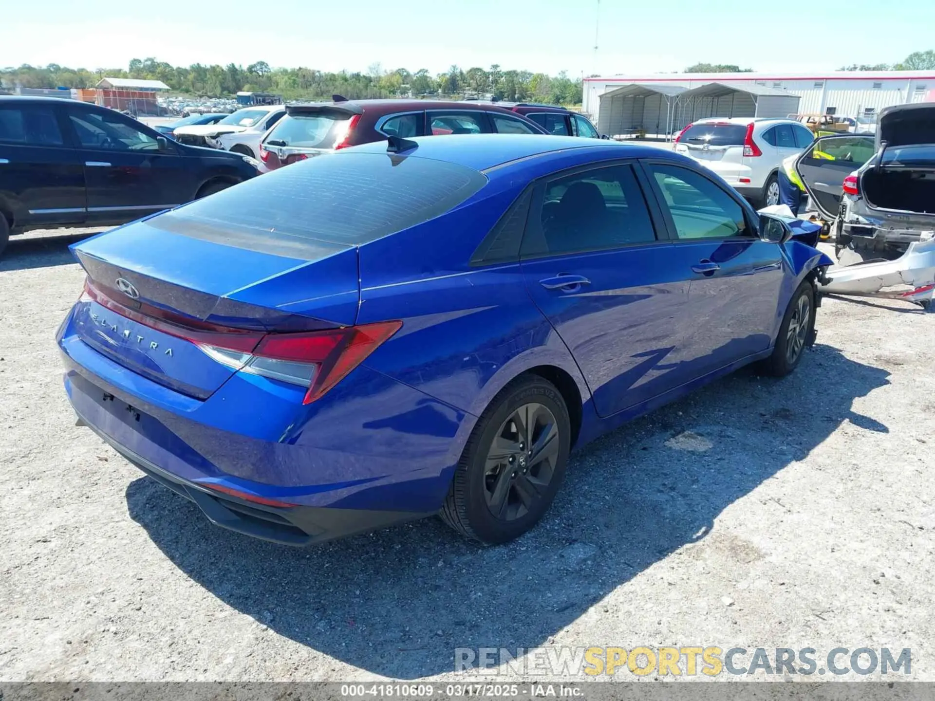 4 fotografías del automóvil dañado KMHLS4AG9MU066373 HYUNDAI ELANTRA 2021