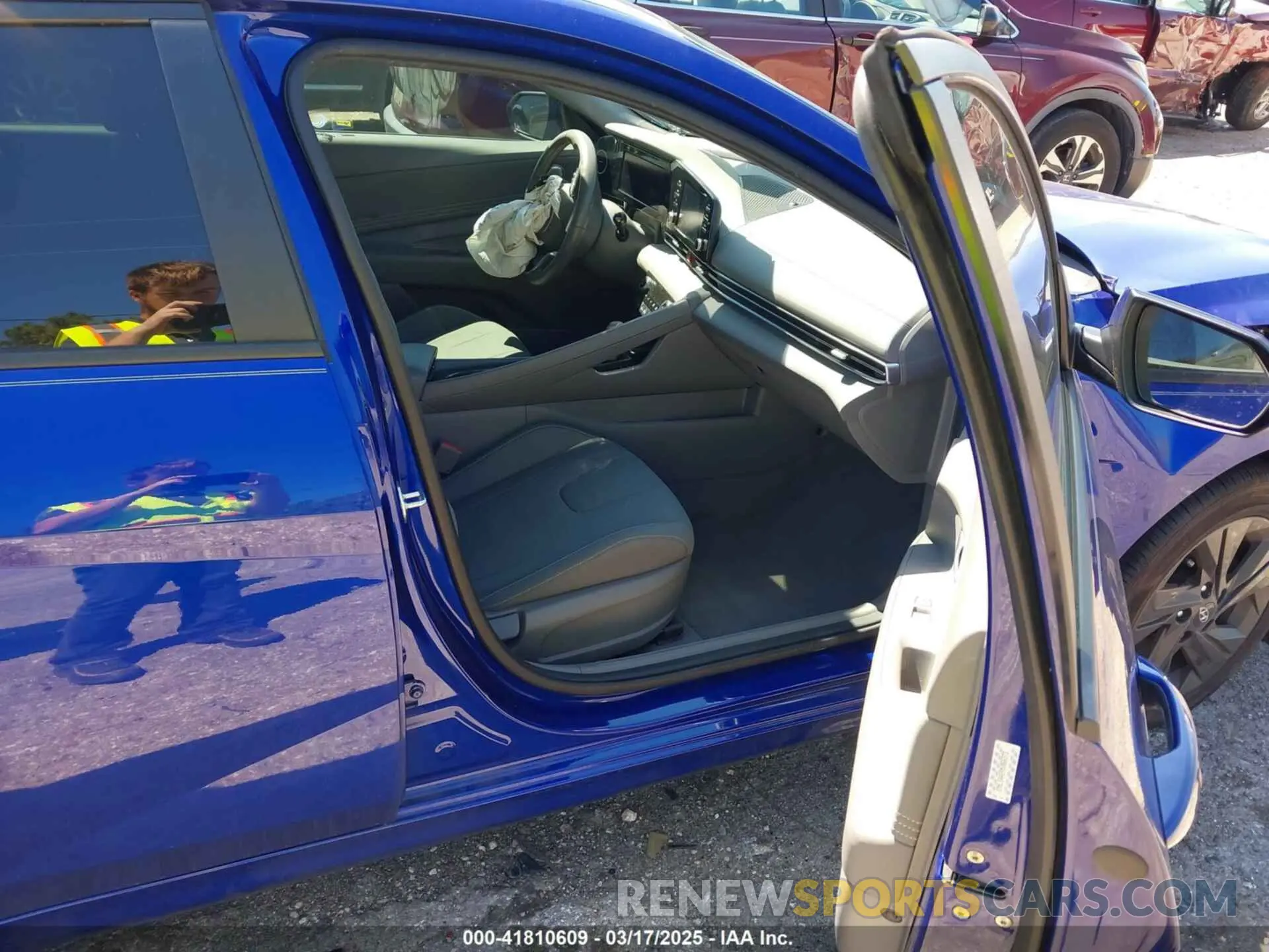 5 fotografías del automóvil dañado KMHLS4AG9MU066373 HYUNDAI ELANTRA 2021