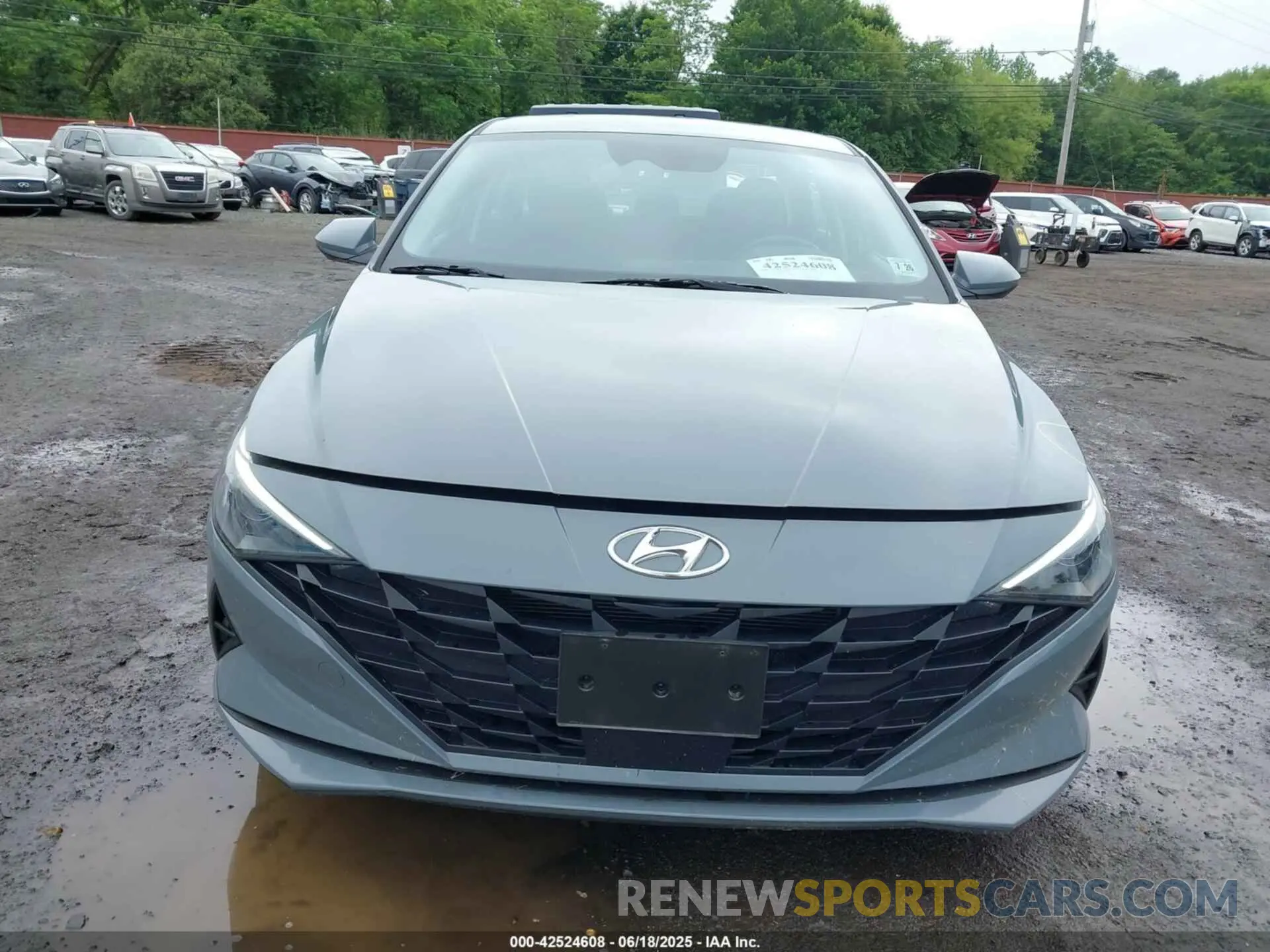 12 fotografías del automóvil dañado KMHLS4AG9MU195388 HYUNDAI ELANTRA 2021