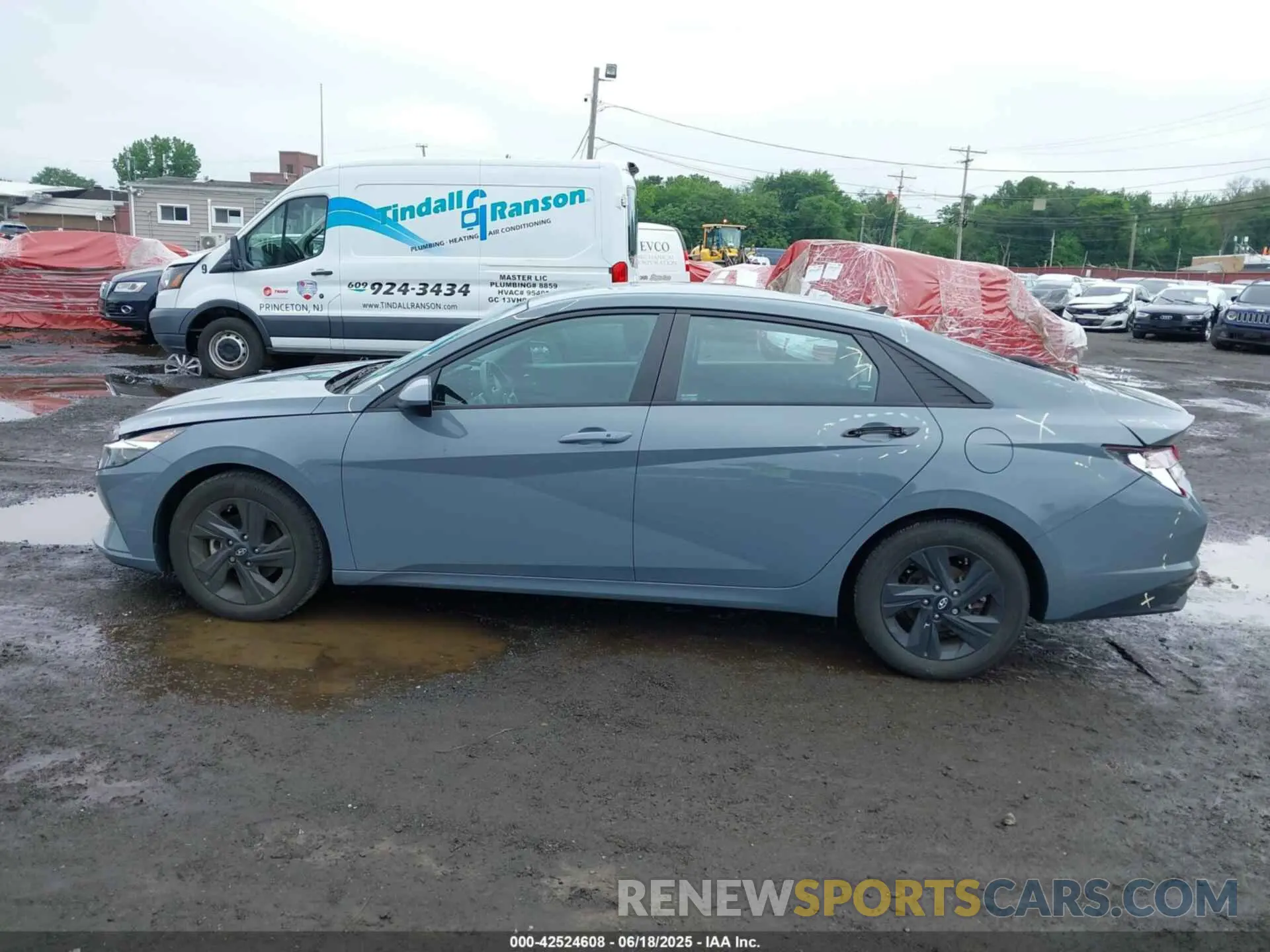 14 fotografías del automóvil dañado KMHLS4AG9MU195388 HYUNDAI ELANTRA 2021