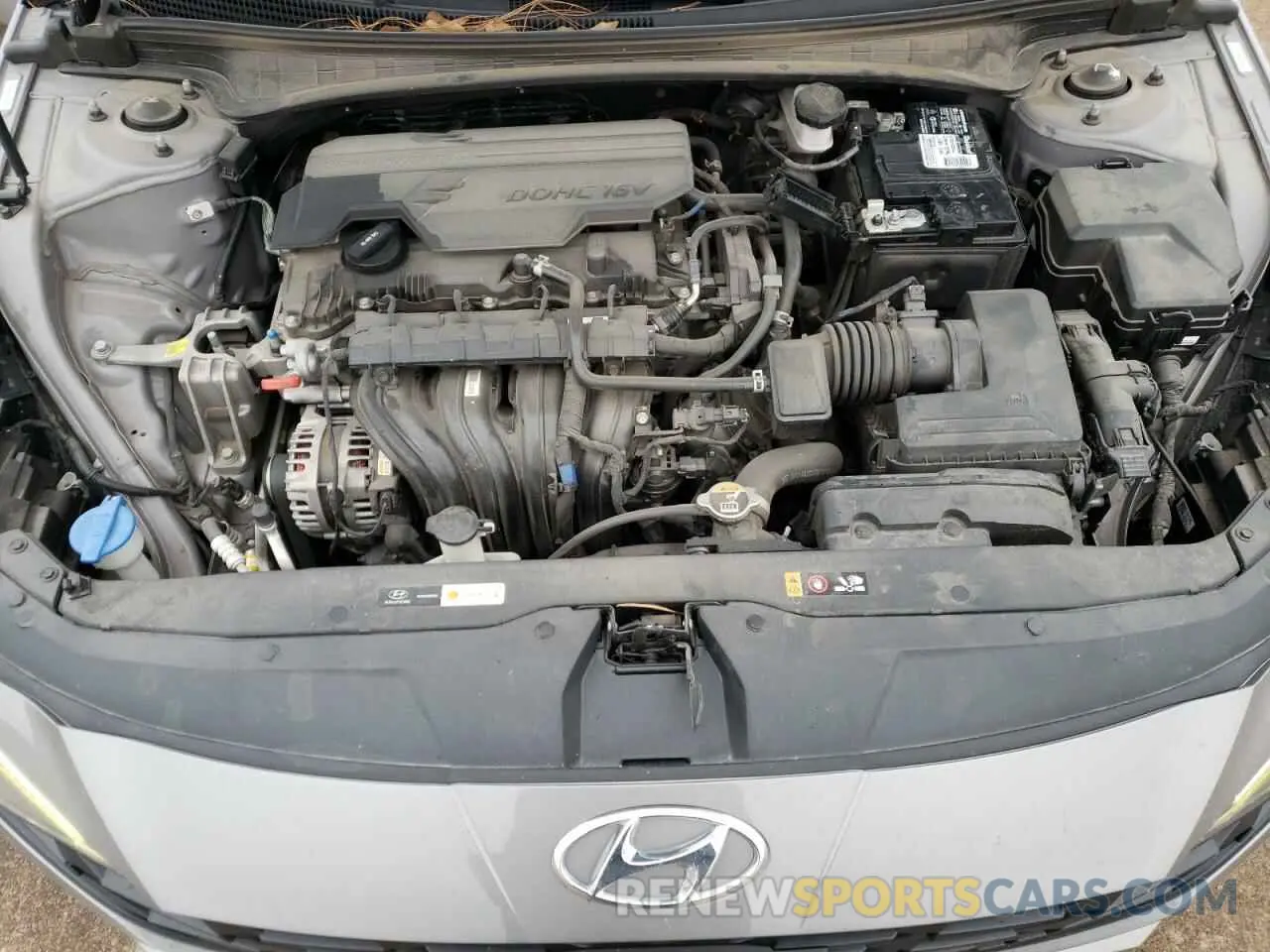 11 fotografías del automóvil dañado KMHLS4AGXMU121977 HYUNDAI ELANTRA 2021