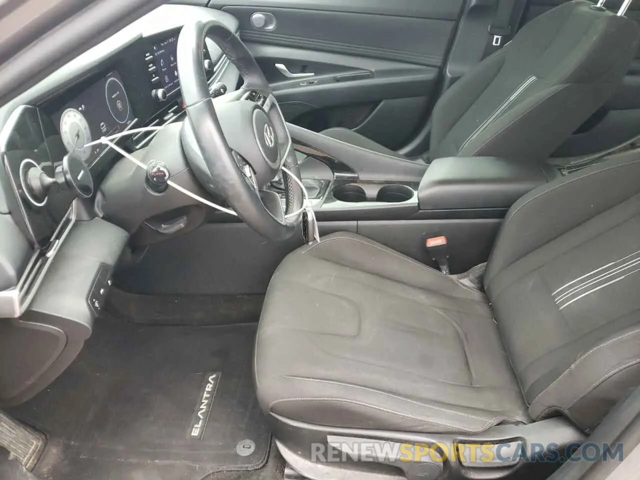 7 fotografías del automóvil dañado KMHLS4AGXMU121977 HYUNDAI ELANTRA 2021