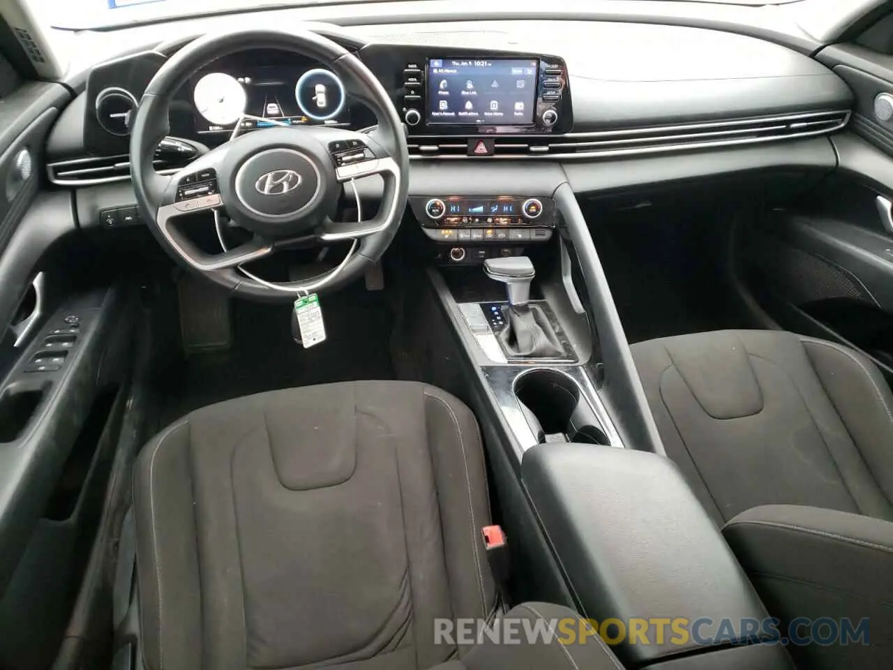 8 fotografías del automóvil dañado KMHLS4AGXMU121977 HYUNDAI ELANTRA 2021